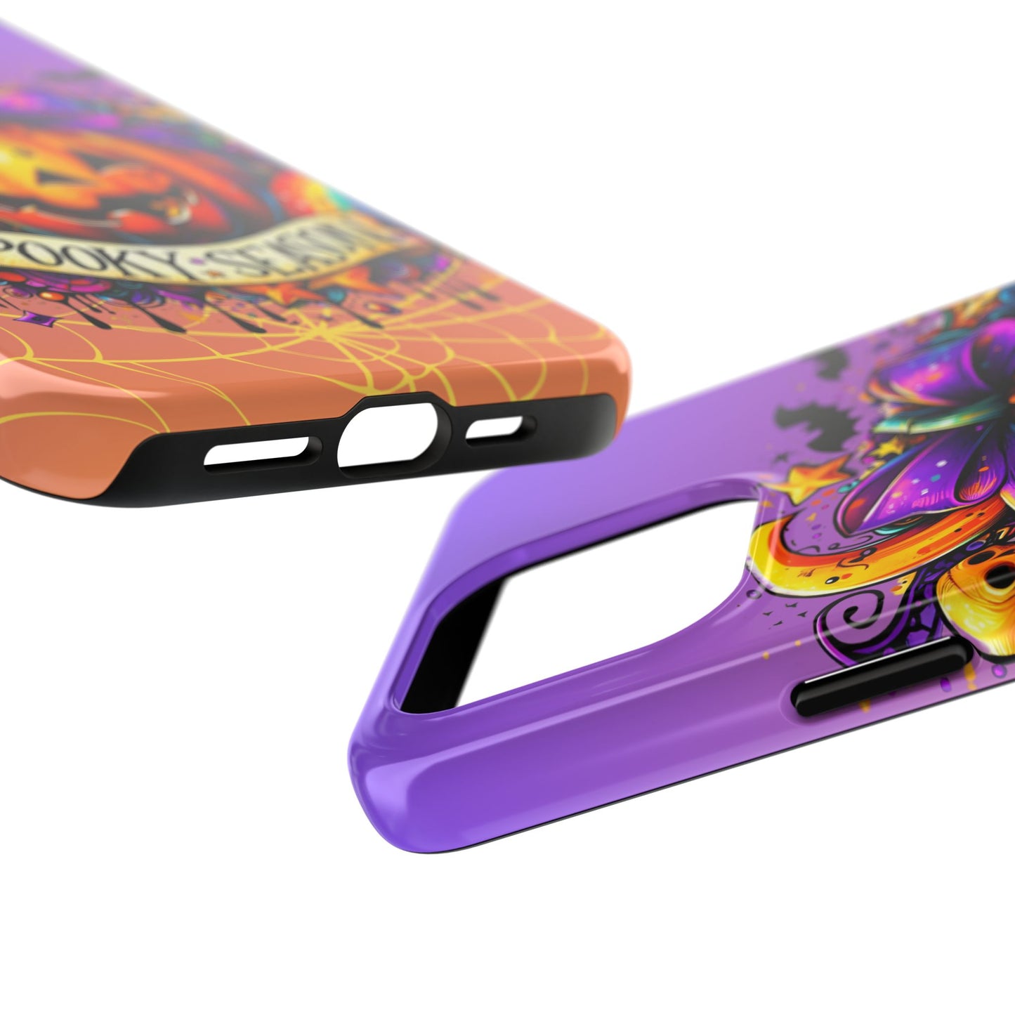 Spooky season pumpkin, Halloween themed Phone case iPhone compatible Models 11-16