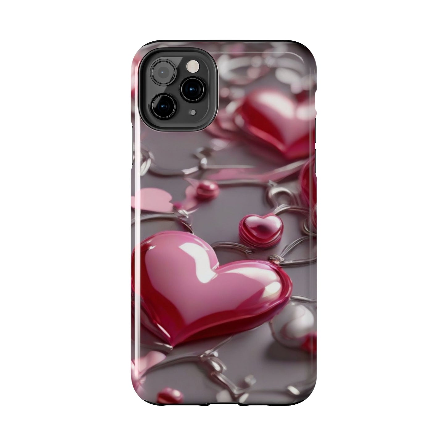 Wired heart- Valentines day iPhone case- Romantic & stylish design