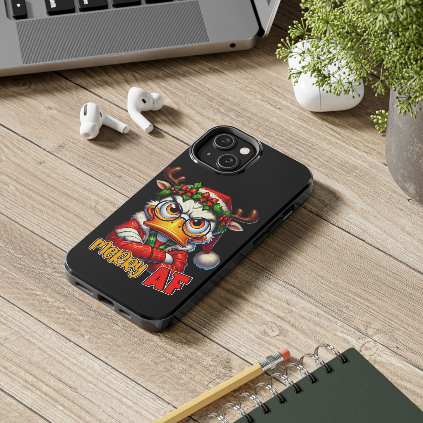 Merry AF Christmas iPhone Case | Sole Artist Studio