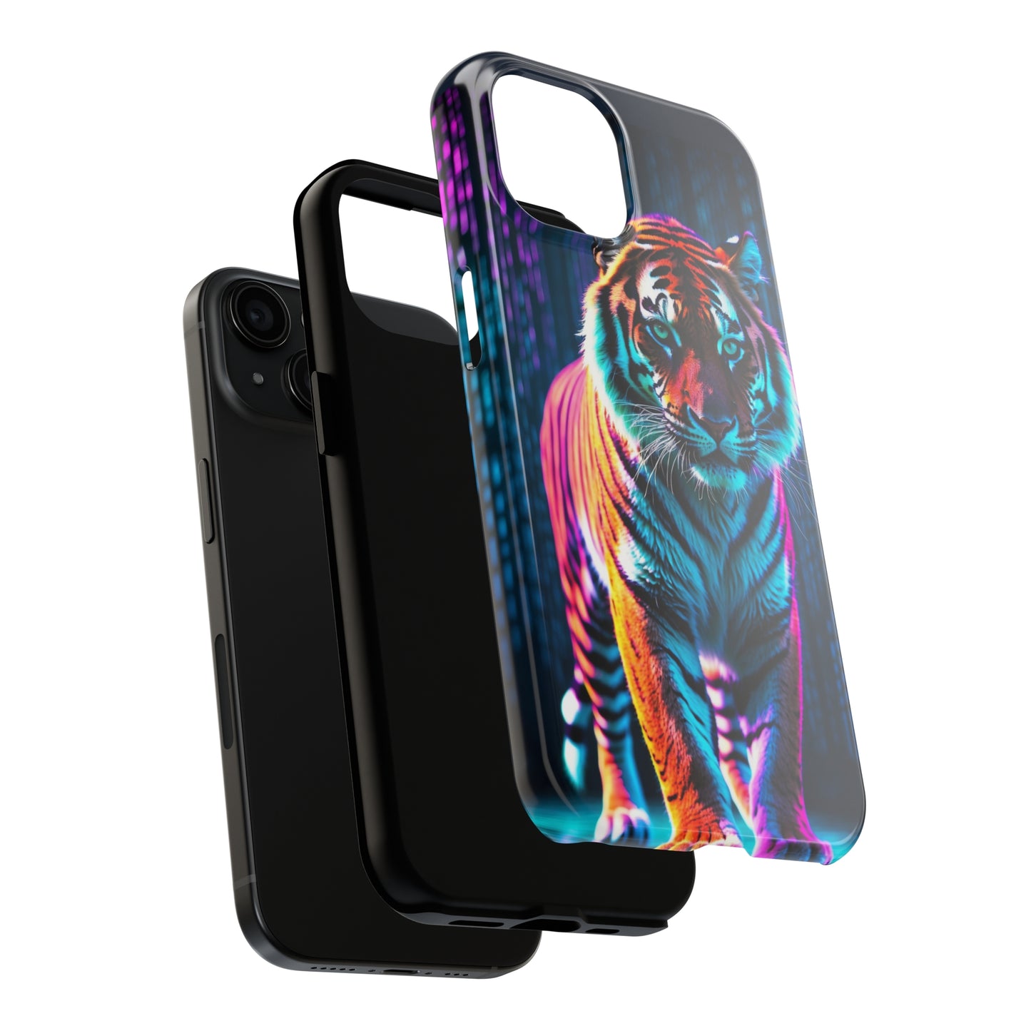 Retro tiger/ Tough iPhone Case/ Nature/ iPhone 14 accessories