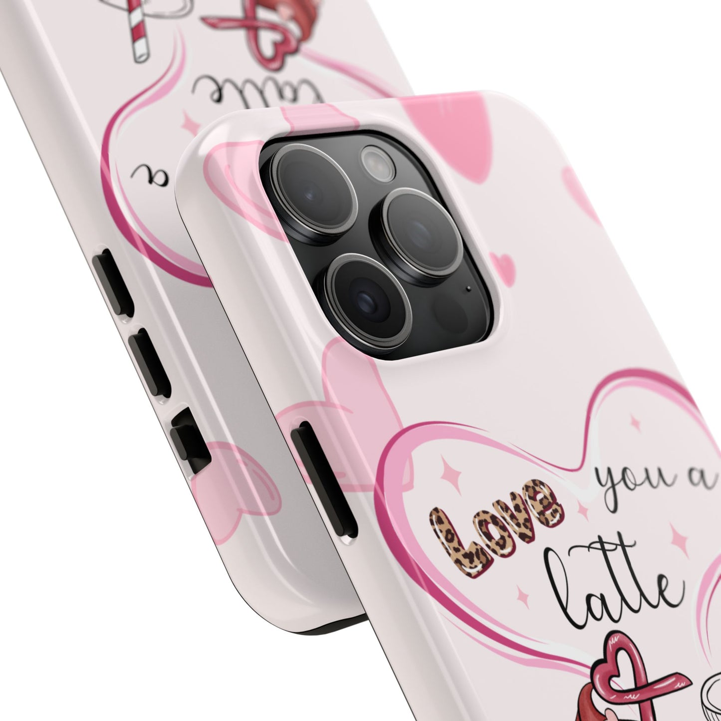 Love you a latte-Valentines day iPhone case- Romantic & stylish design