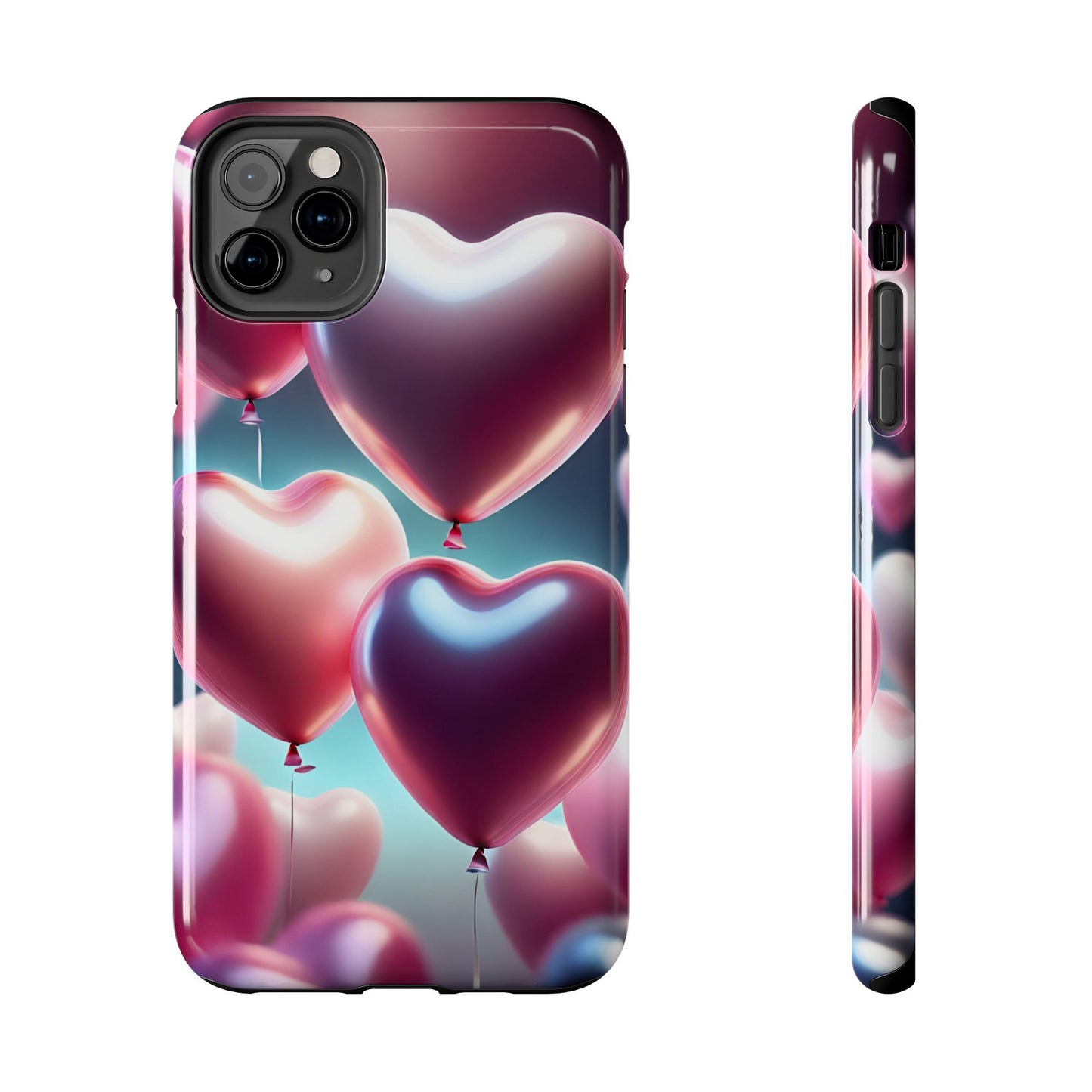 Balloons from the heart- Valentines day iPhone case-aesthetic & stylish design