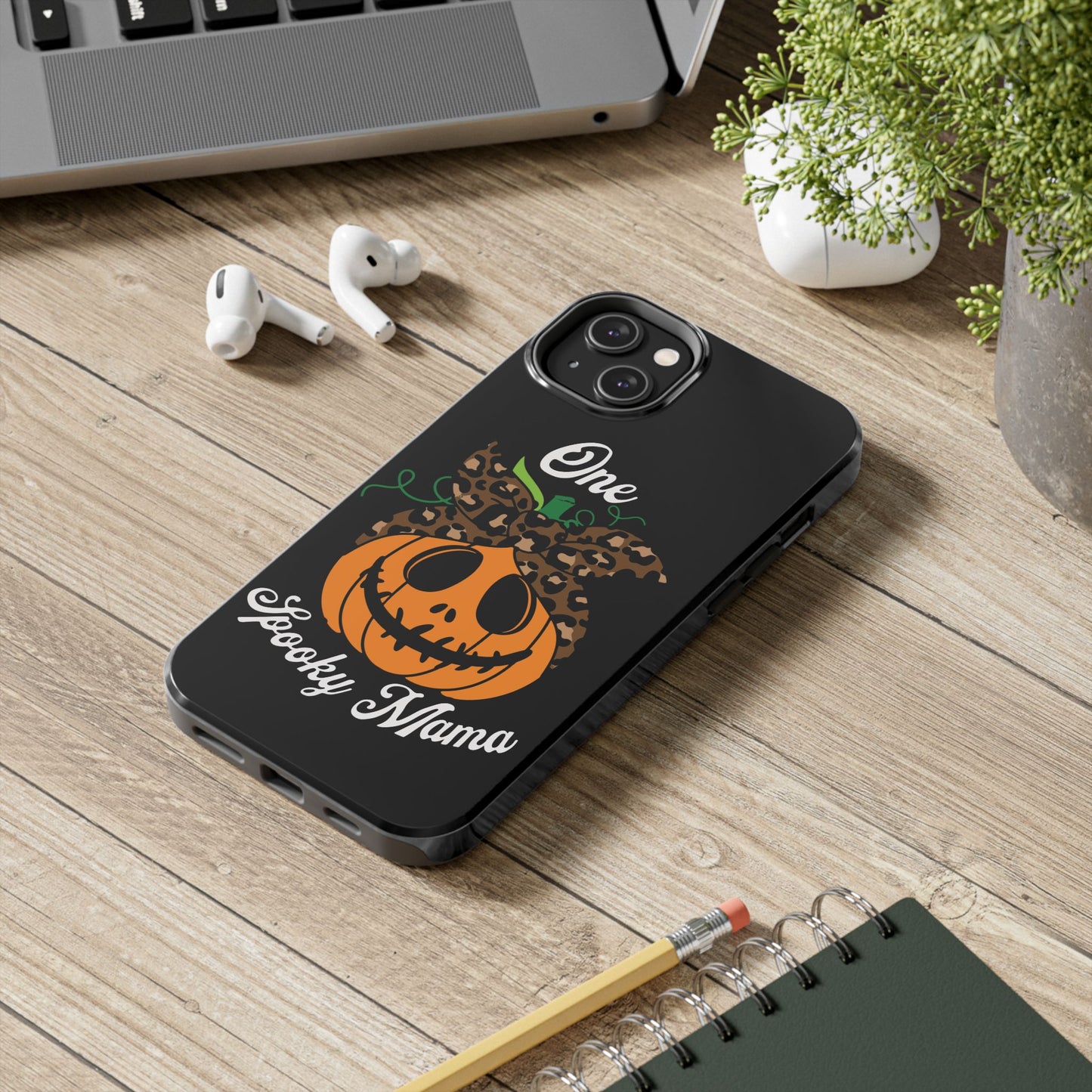 One spooky mama, Halloween Tough Phone Cases