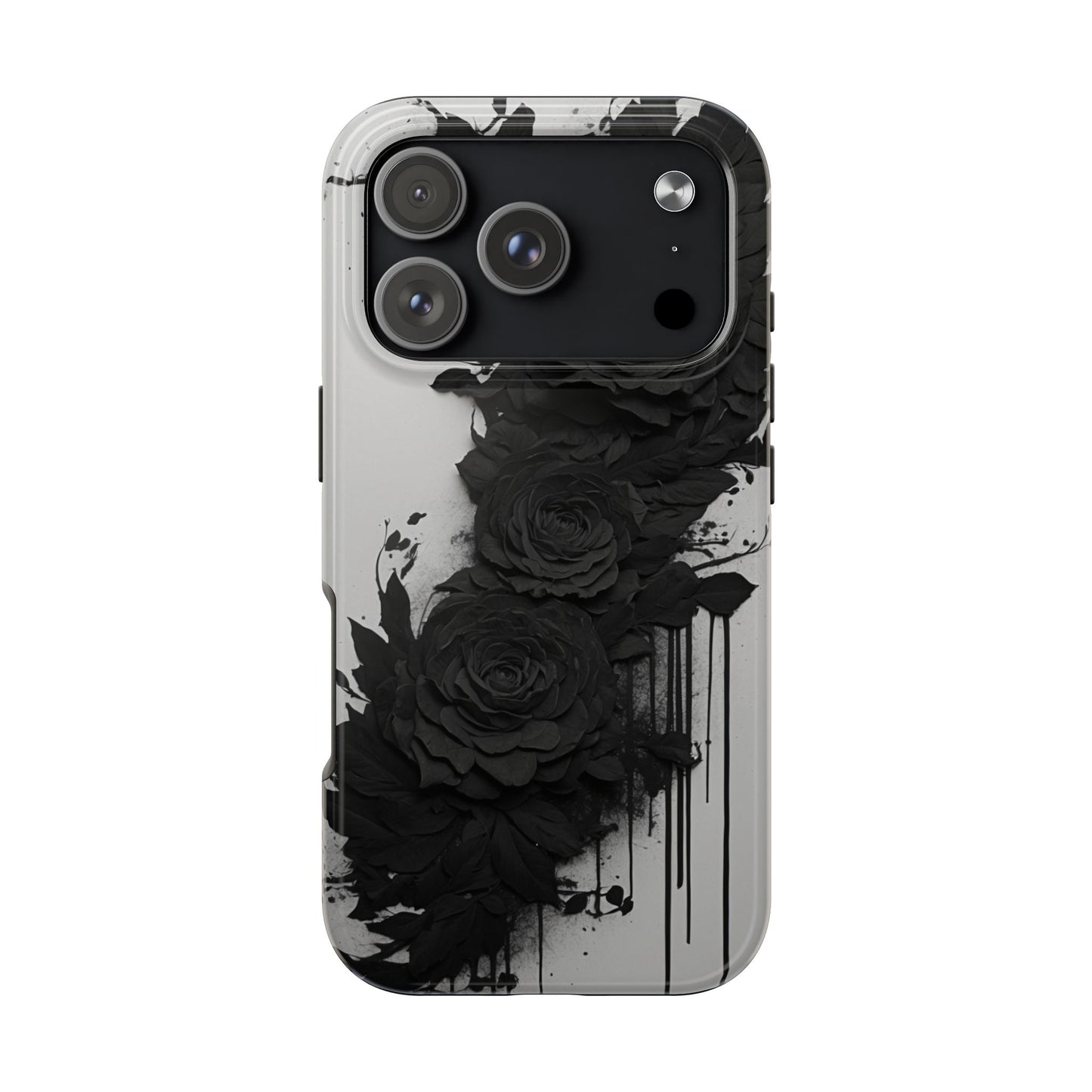 Black Rose Floral iPhone Case | Sole Artist Studio