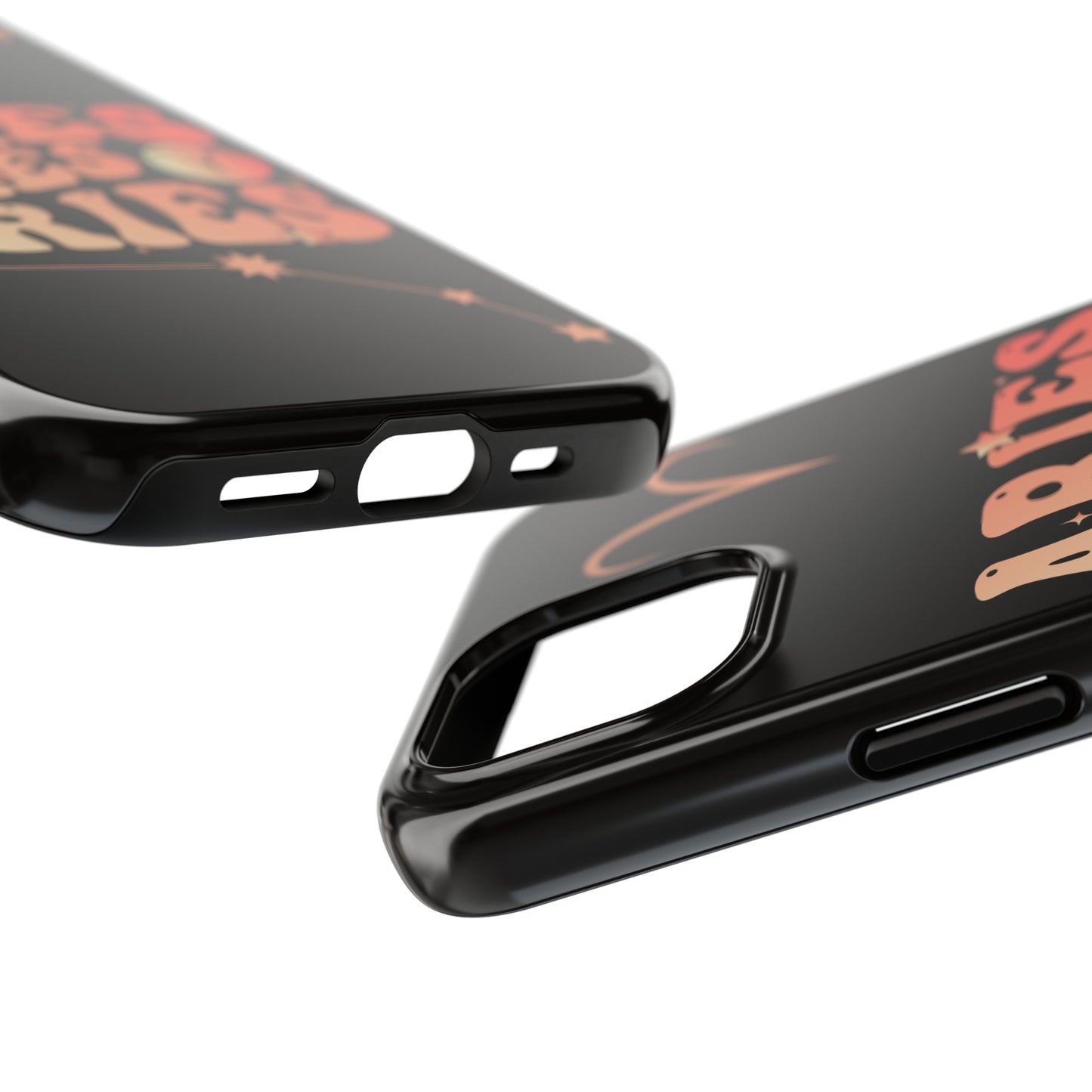 Aries bubble letter Tough iPhone Case iphone 14 accessories