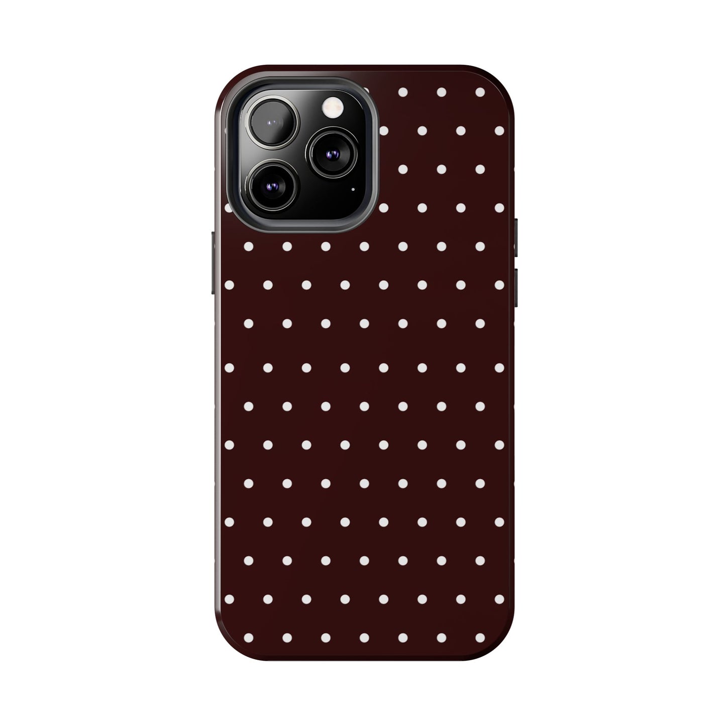 Burgundy Polka Dot iPhone Case | Sole Artist Studio