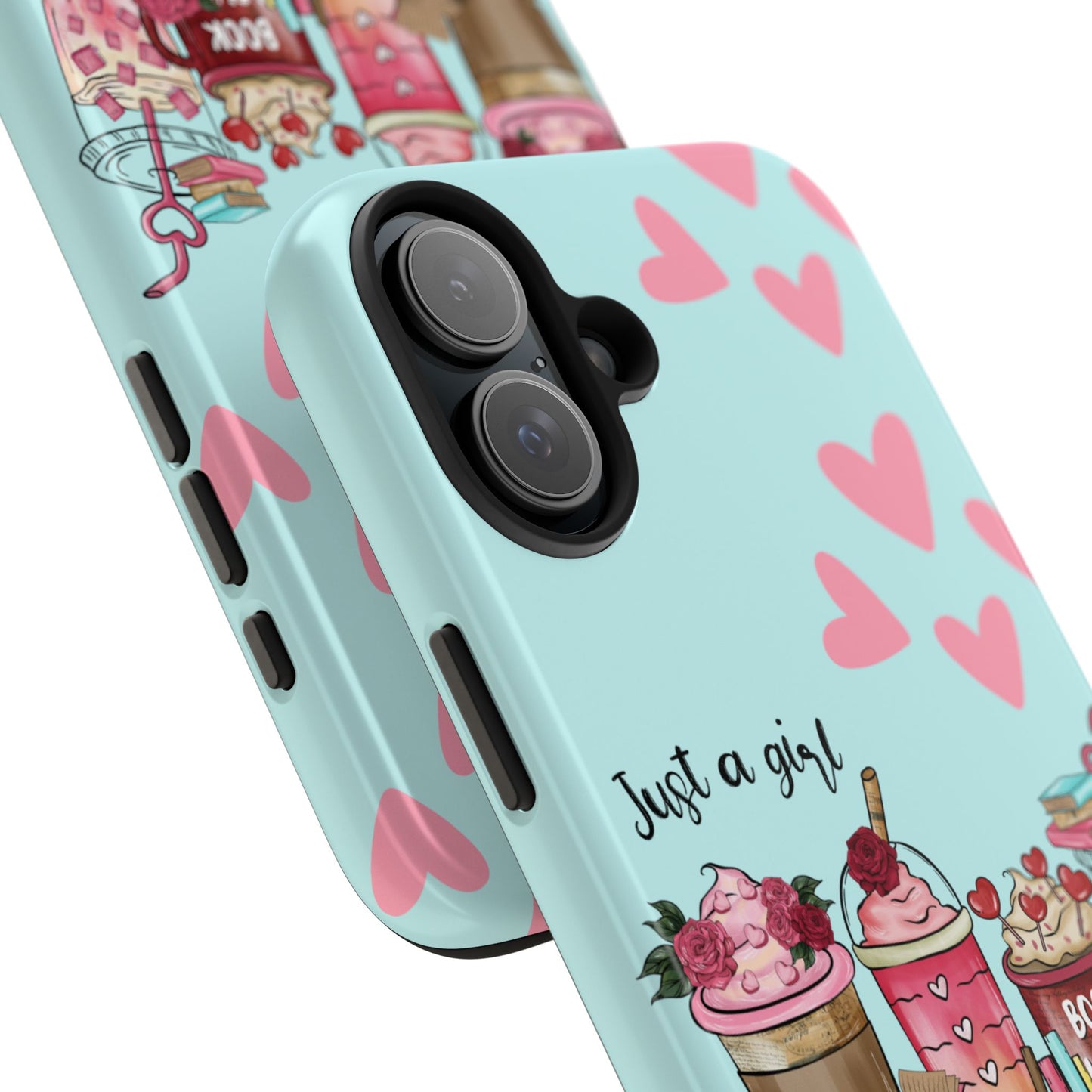 Just a Girl Who Loves Books & Coffee iPhone Case | Sole Artist Studio