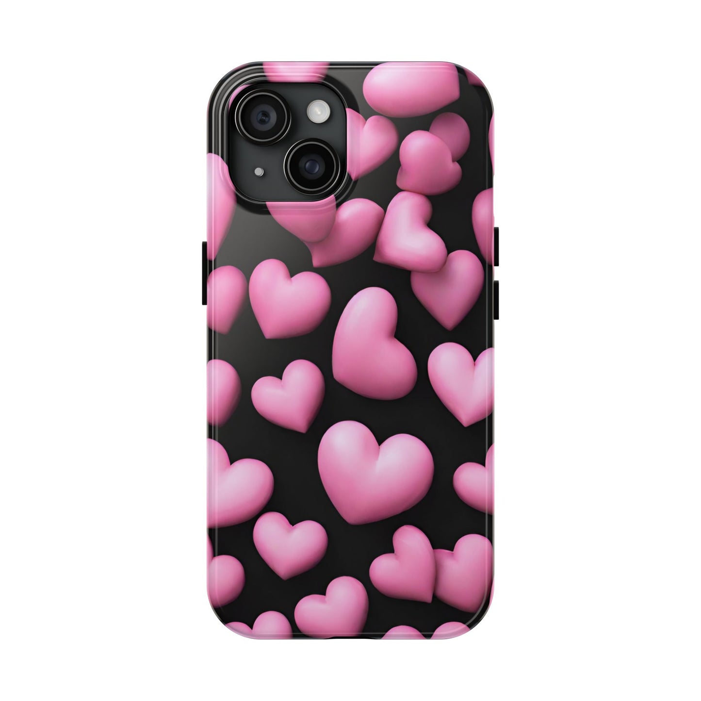 Pink Bubble Hearts Valentine iPhone Case | Sole Artist Studio