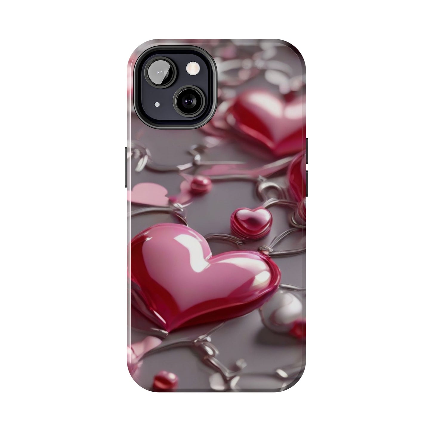 Wired heart- Valentines day iPhone case- Romantic & stylish design