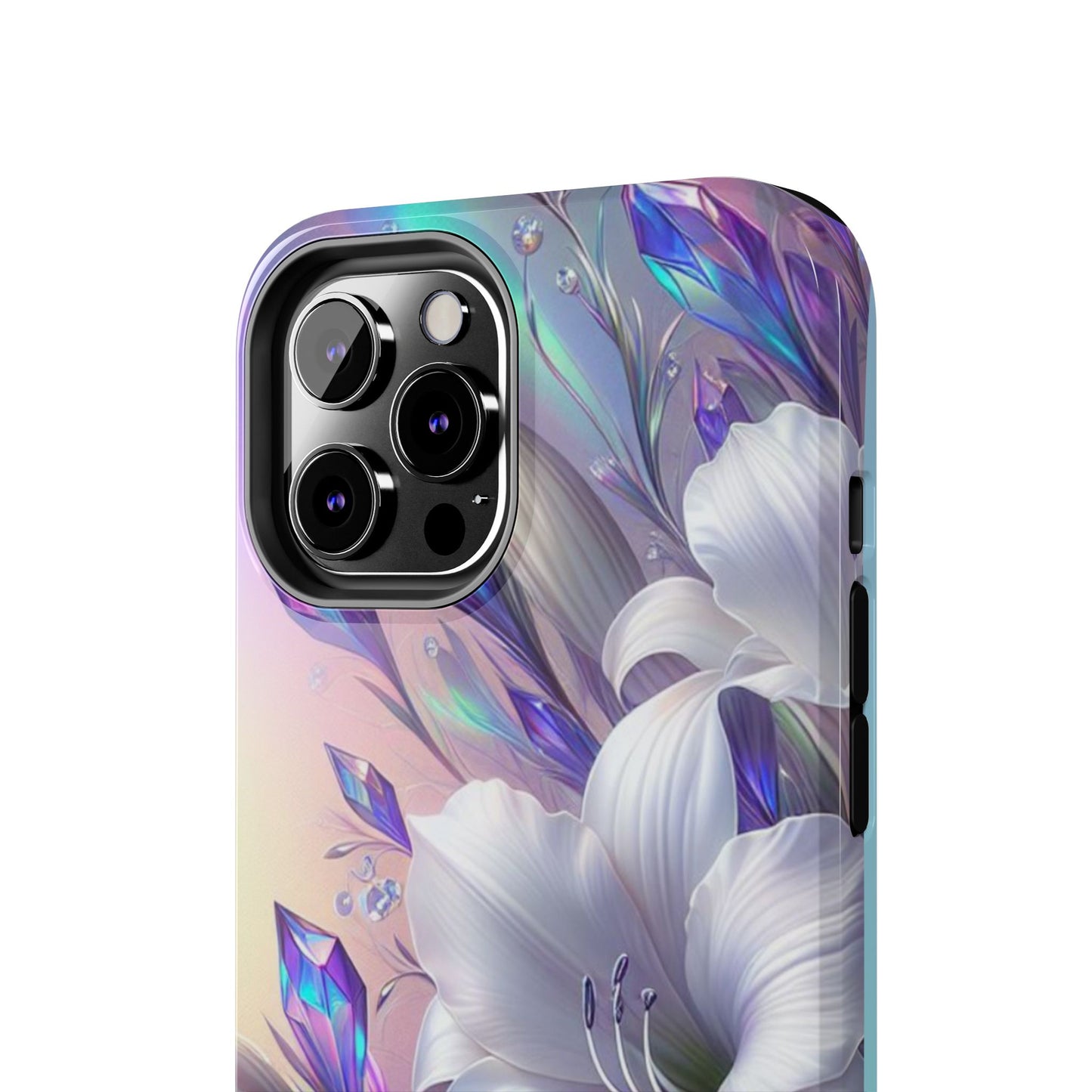 Northern lights lilly, floral iPhone Cover, flower Accessory, Cute Phone Protector, seasonal Tech