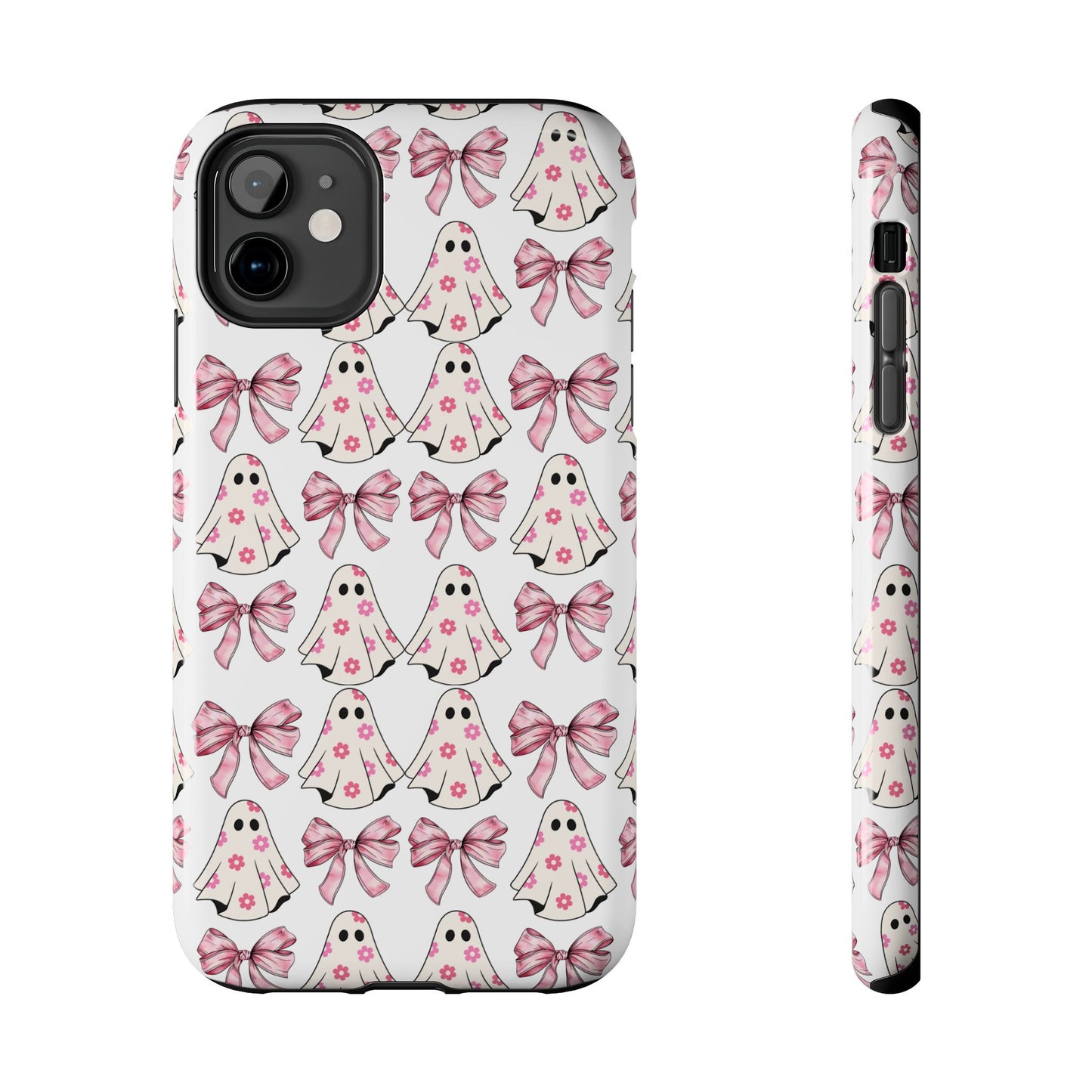 Ghostly Pink  Halloween themed iPhone case Models 11-15