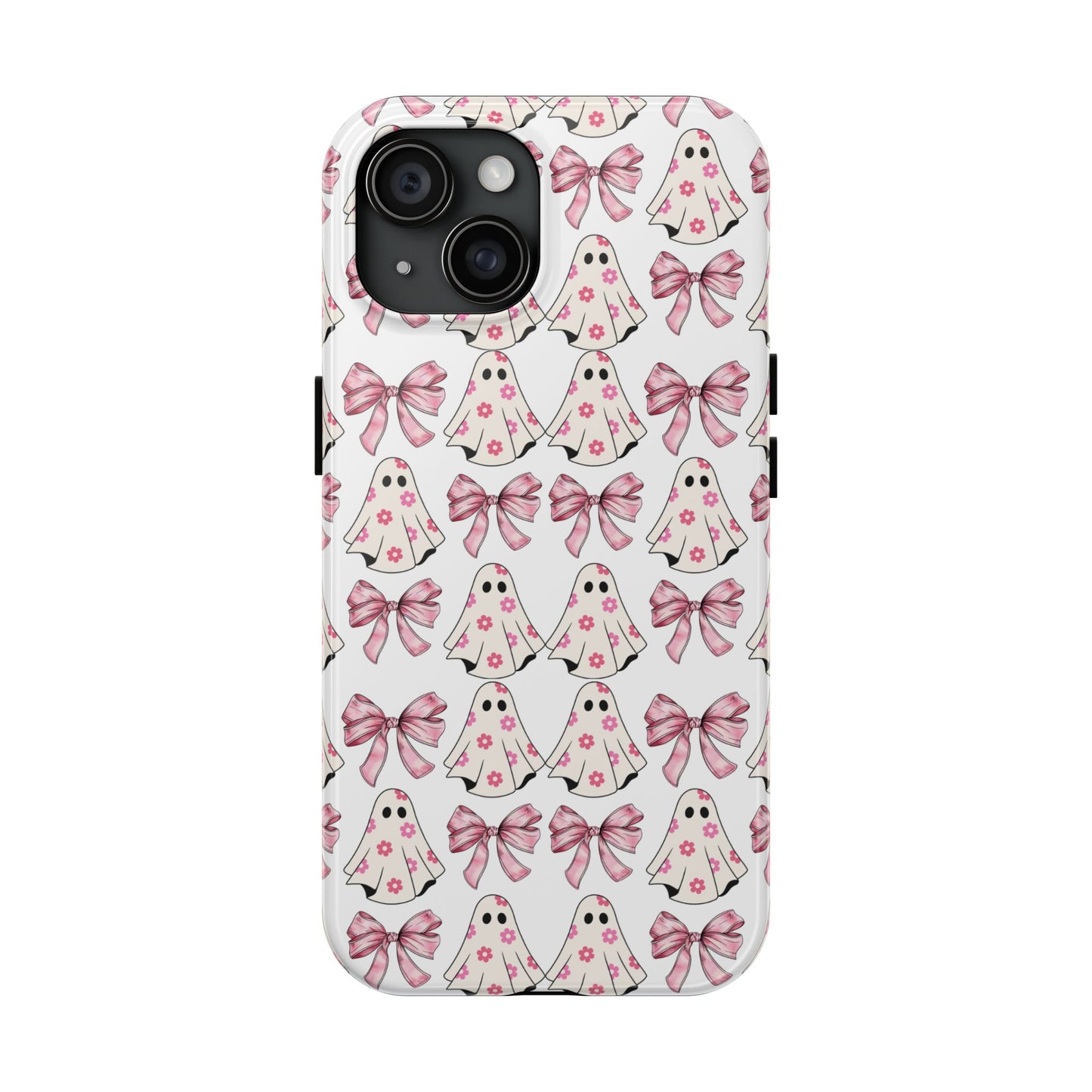 Ghostly Pink  Halloween themed iPhone case Models 11-15