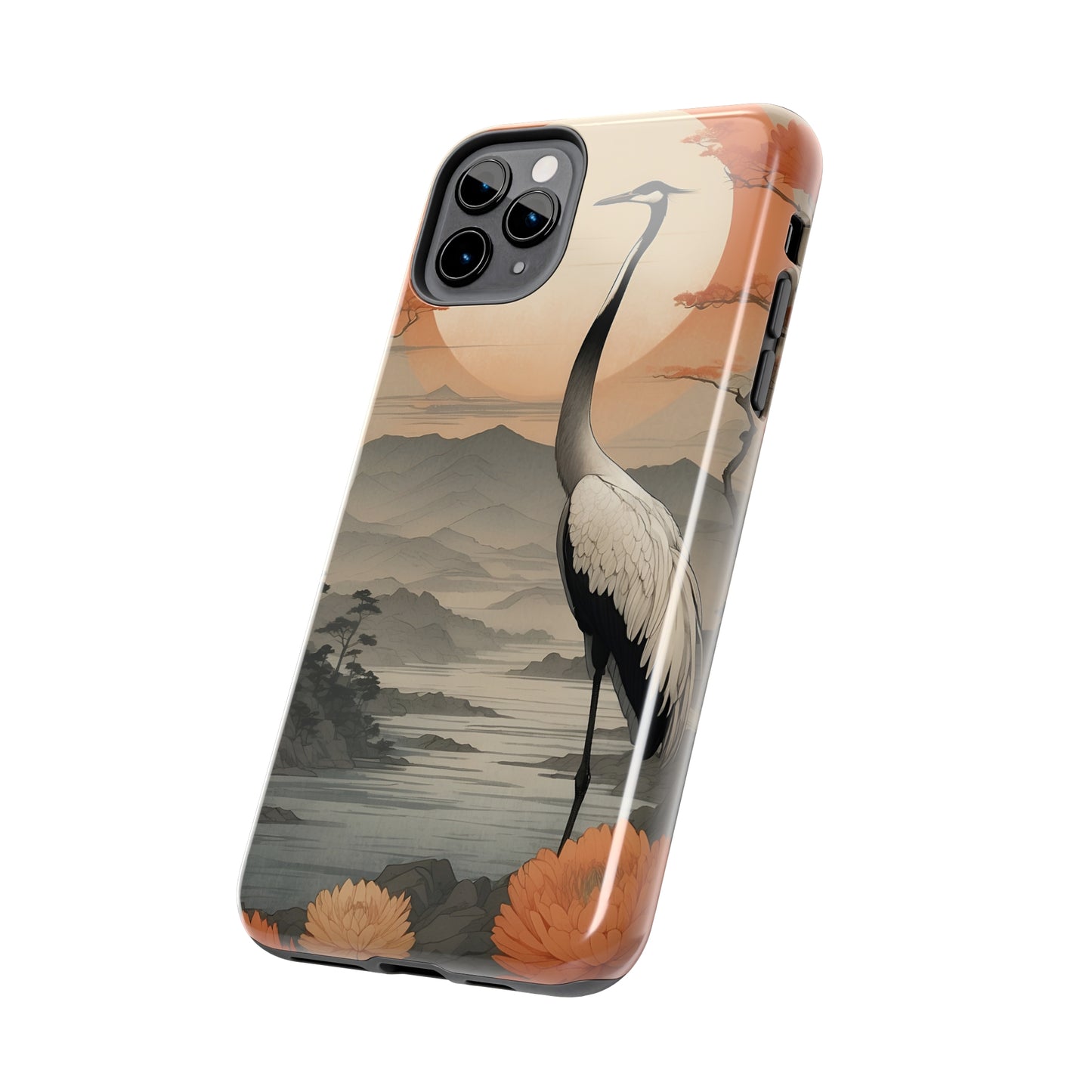 Beautiful Japanese Crane/Tough iPhone Case/ Nature