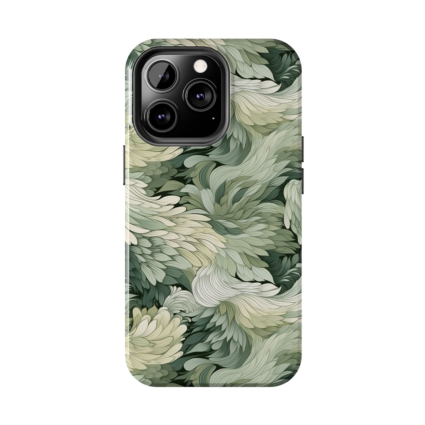 Vintage Sage Green Abstract iPhone Case | Sole Artist Studio