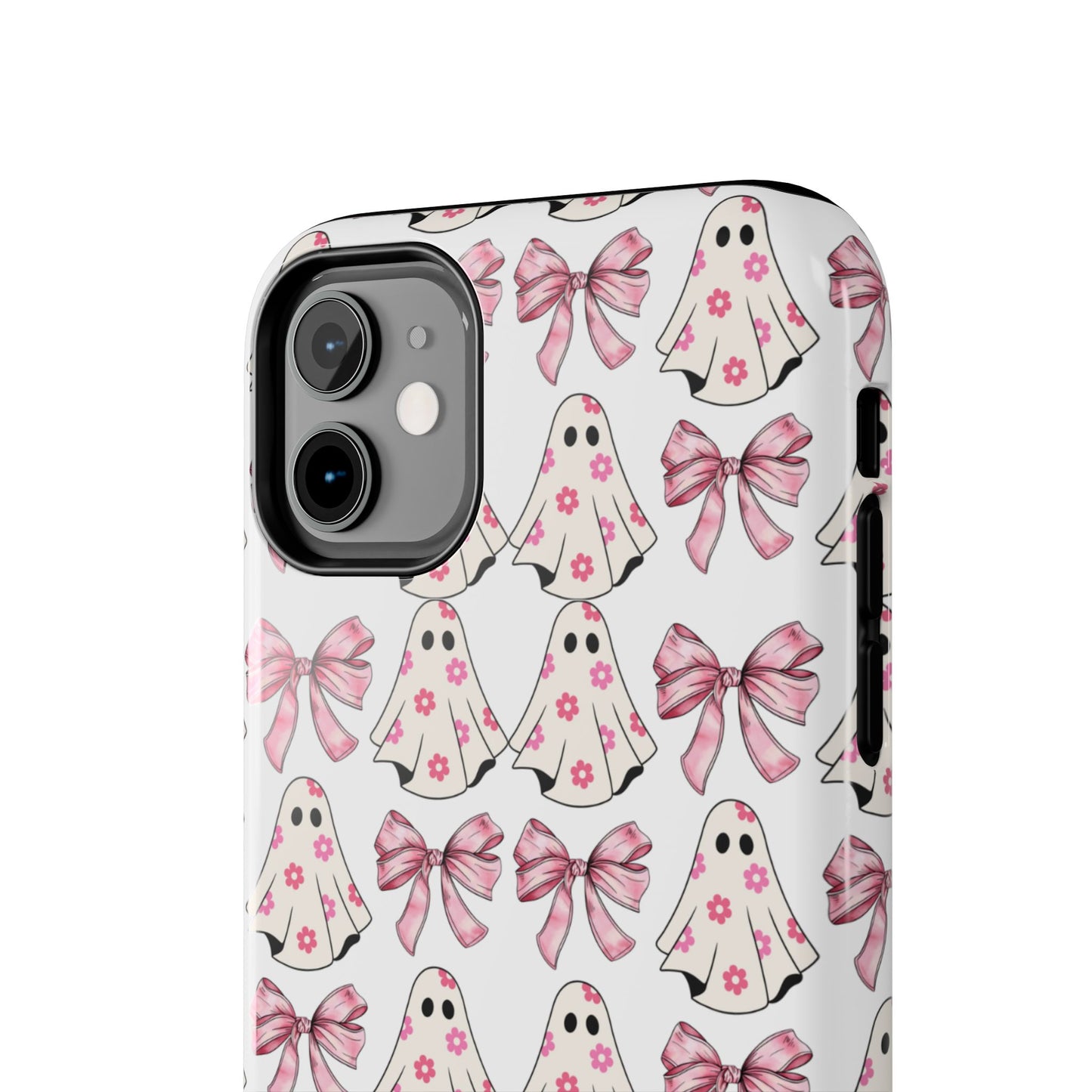 Ghostly Pink  Halloween themed iPhone case Models 11-15