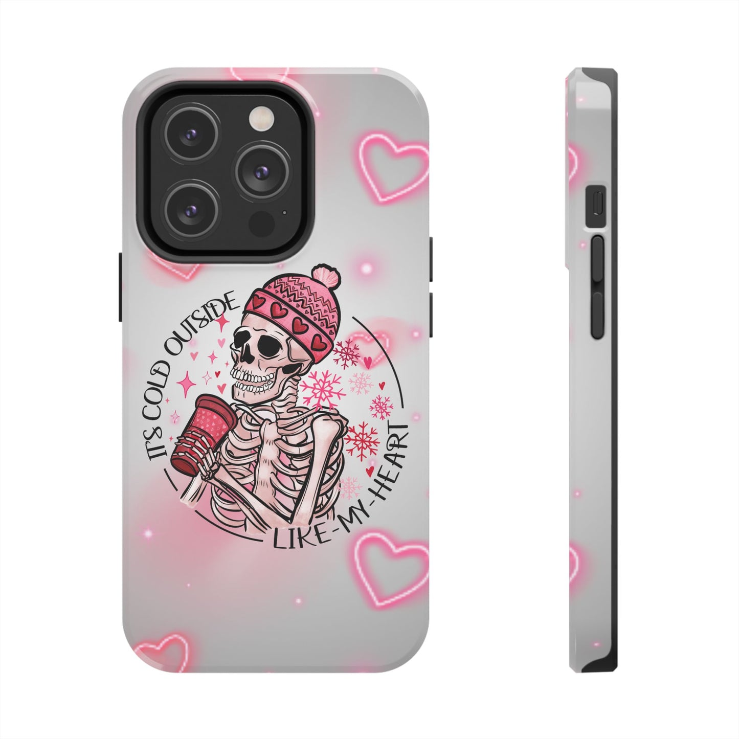 It's cold outside like my heart-Valentines day iPhone case- Romantic & stylish design