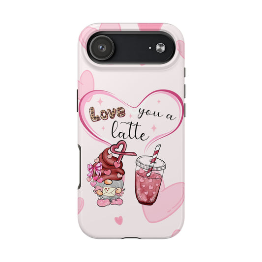 Love You a Latte Valentine iPhone Case | Sole Artist Studio