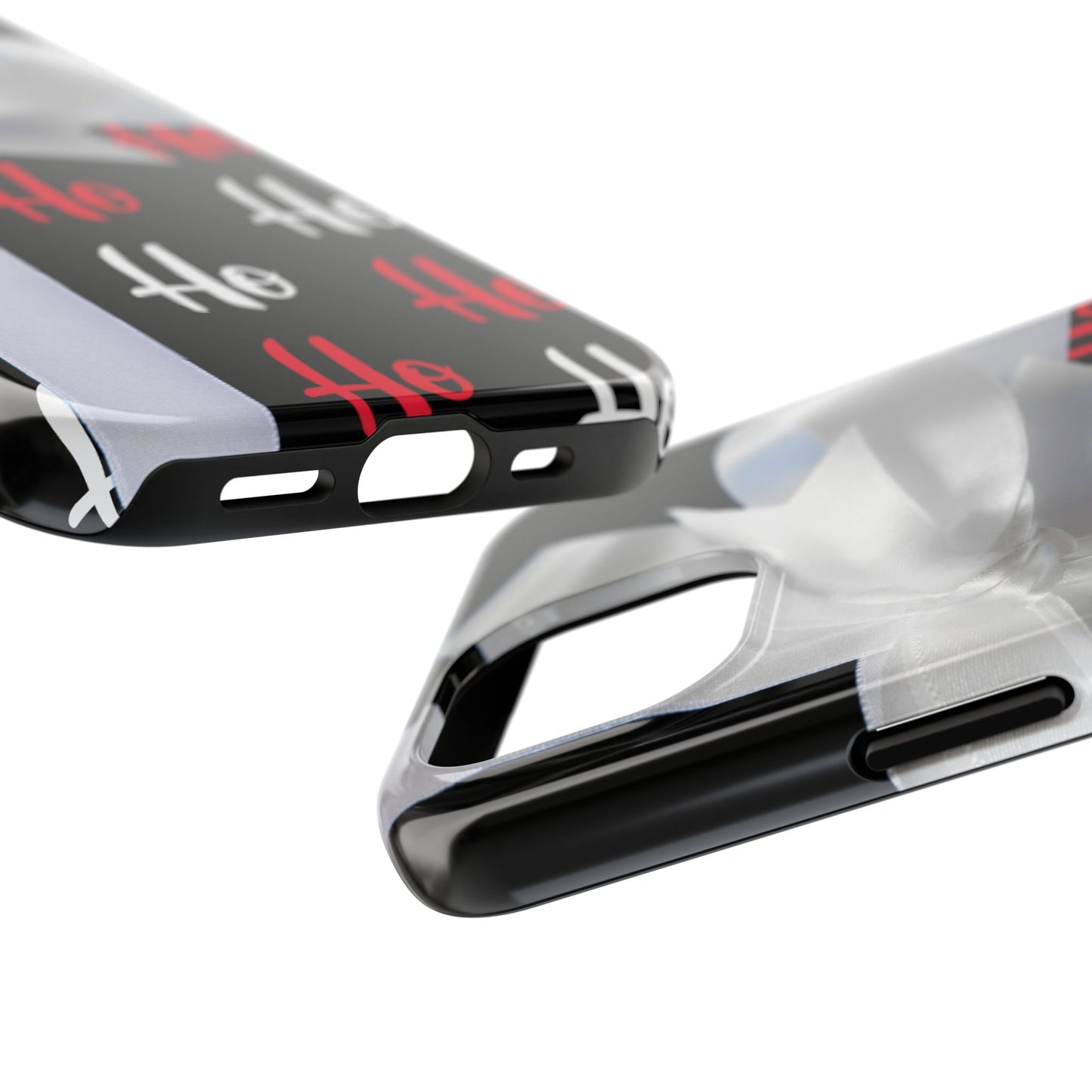 Ho Ho Ho Ribbon Bow Christmas iPhone Case | Sole Artist Studio