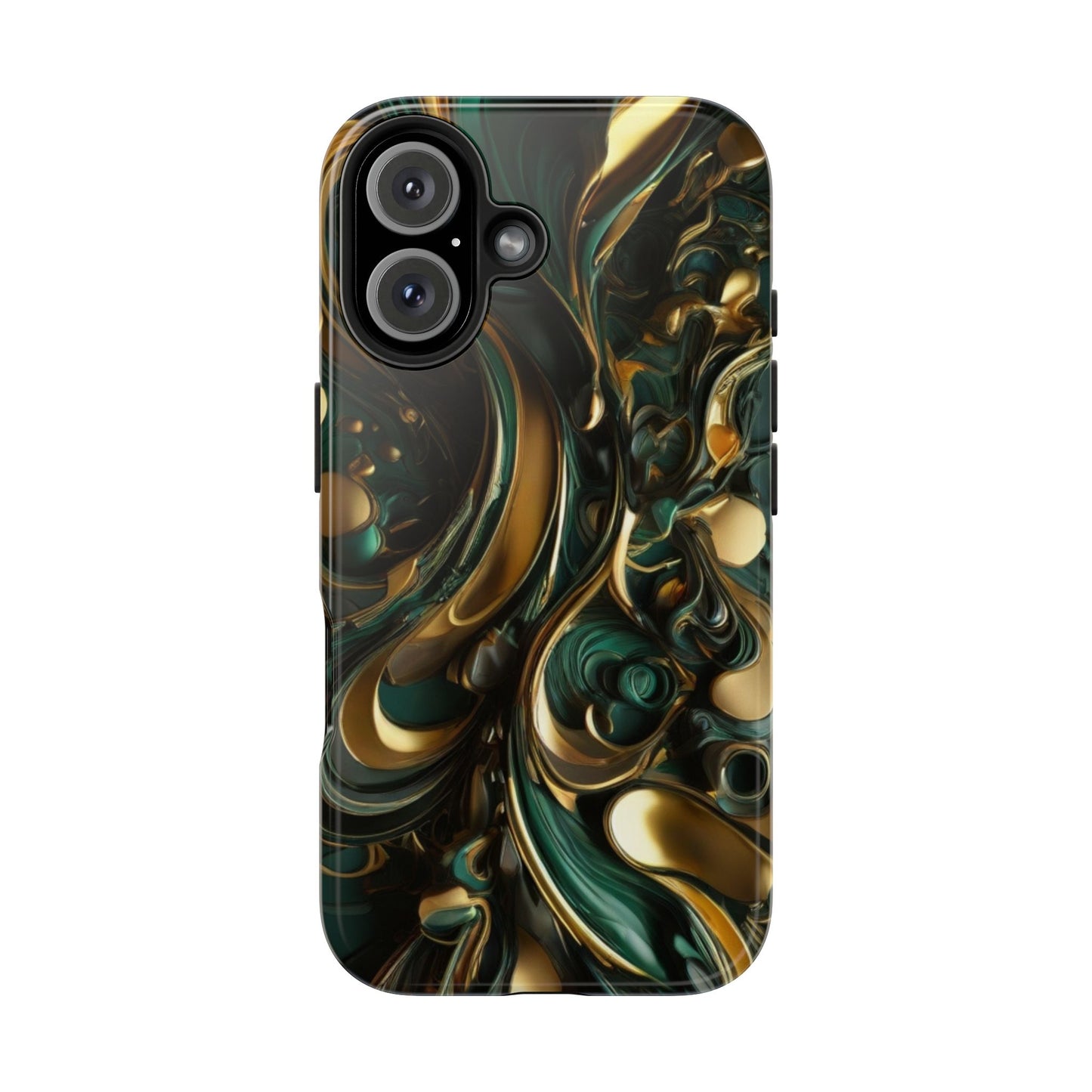 Green & Gold Abstract St. Patrick’s Day iPhone Case | Sole Artist Studio