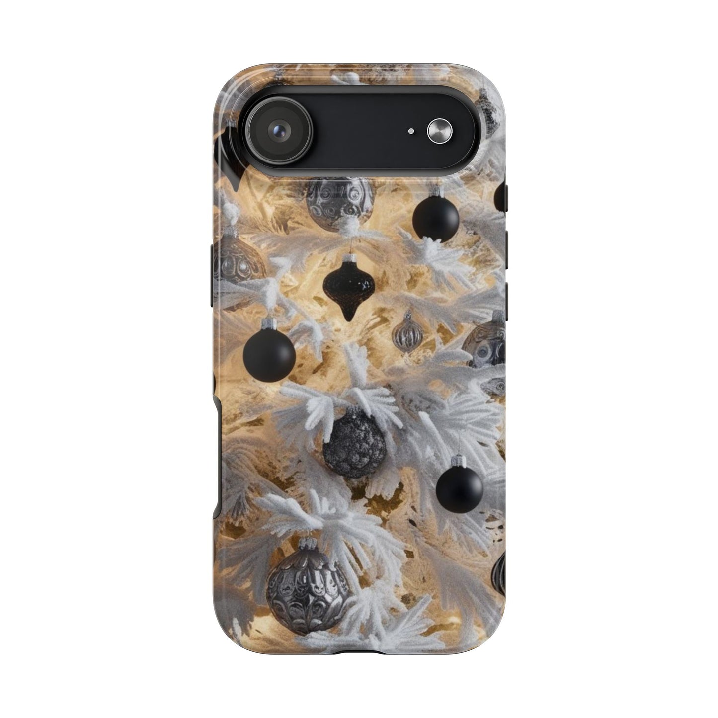 Black & White Vibes Christmas iPhone Case | Sole Artist Studio