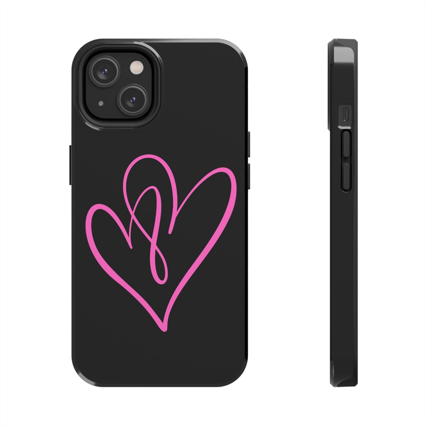 Intertwined Pink Hearts Valentine iPhone Case | Sole Artist Studio