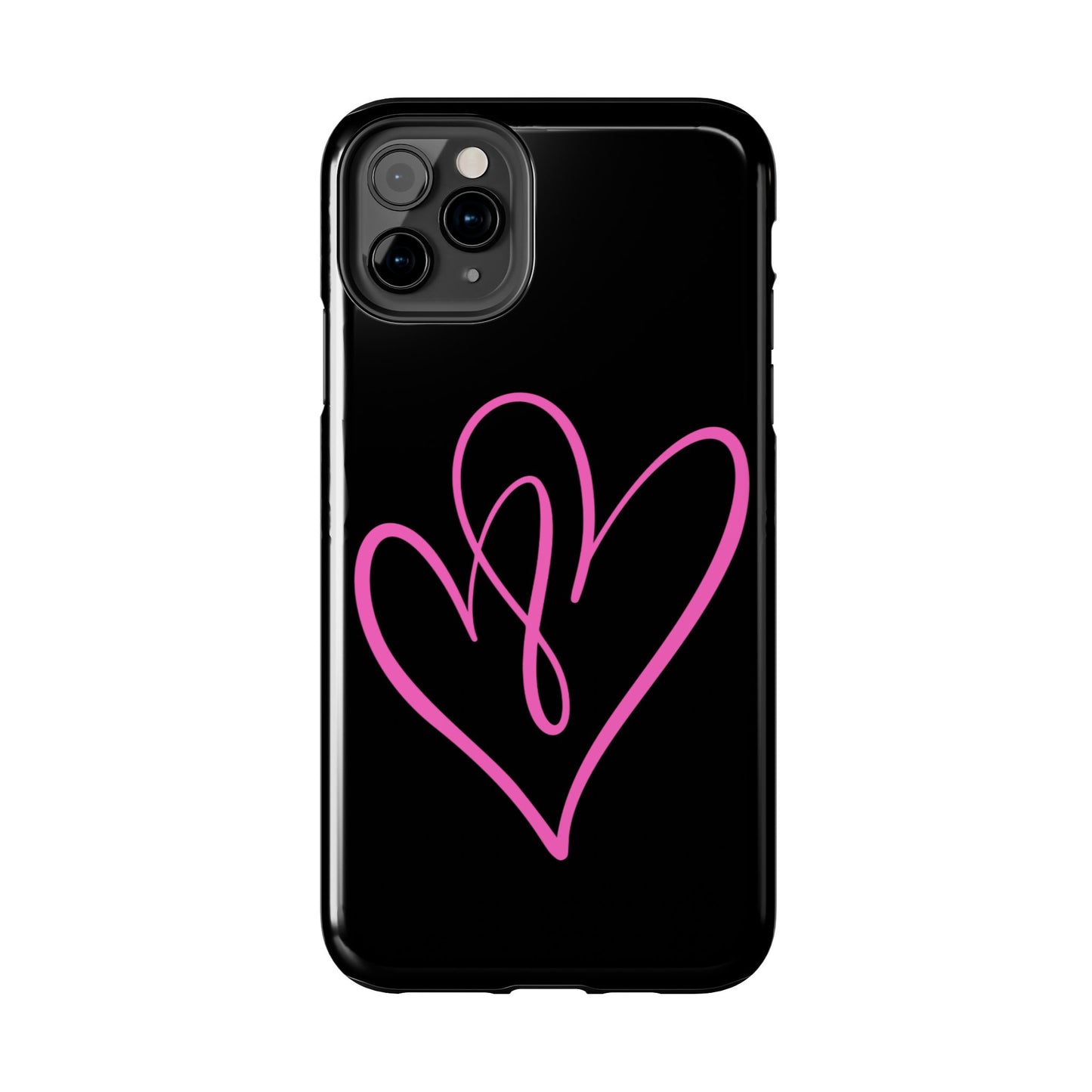 Intertwined Pink Hearts Valentine iPhone Case | Sole Artist Studio
