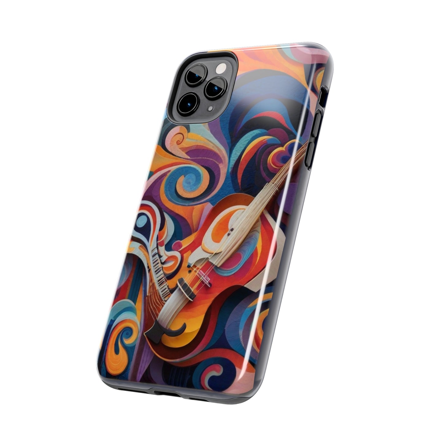 Mystical abstract musical vibe Tough iPhone Case