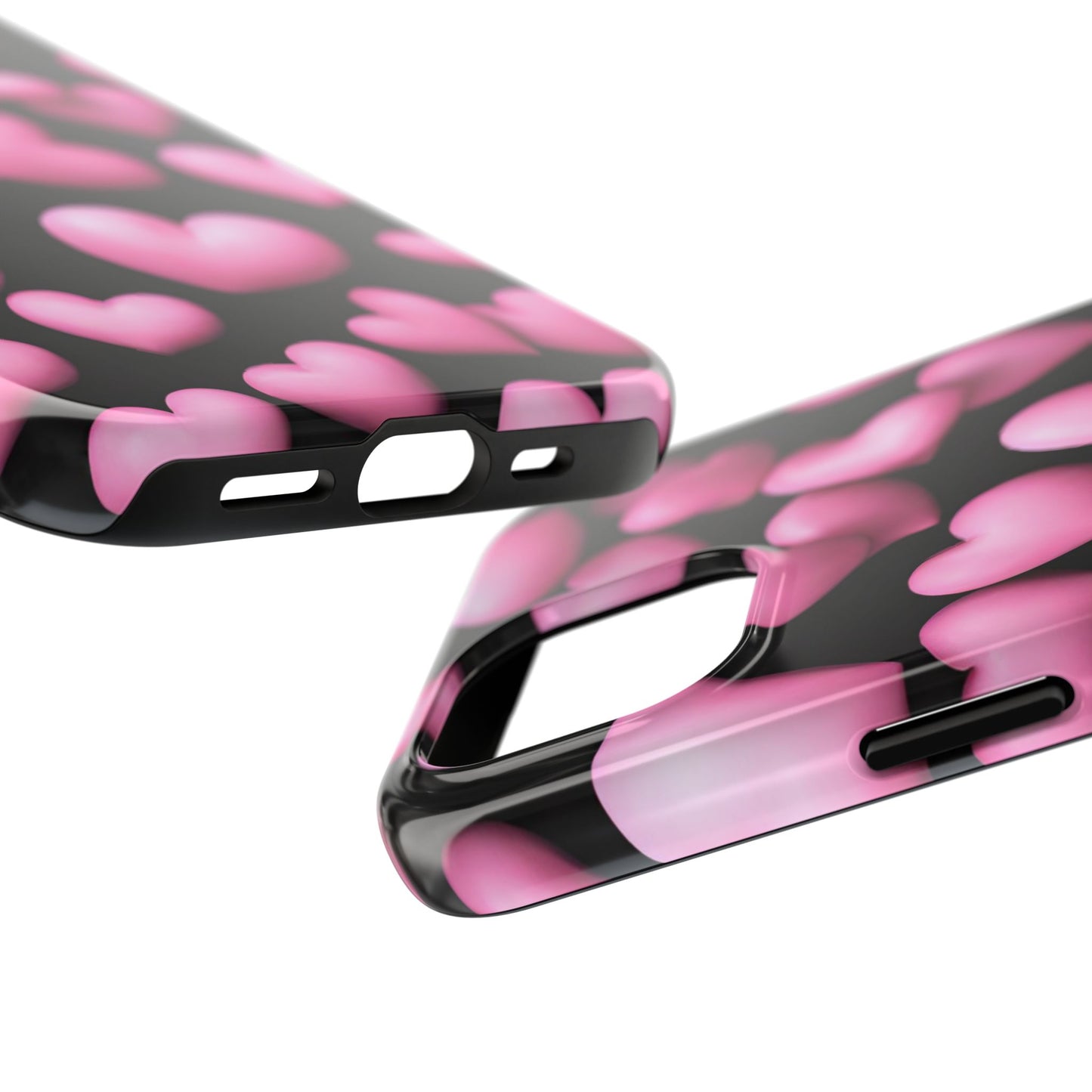 Pink Bubble Hearts Valentine iPhone Case | Sole Artist Studio