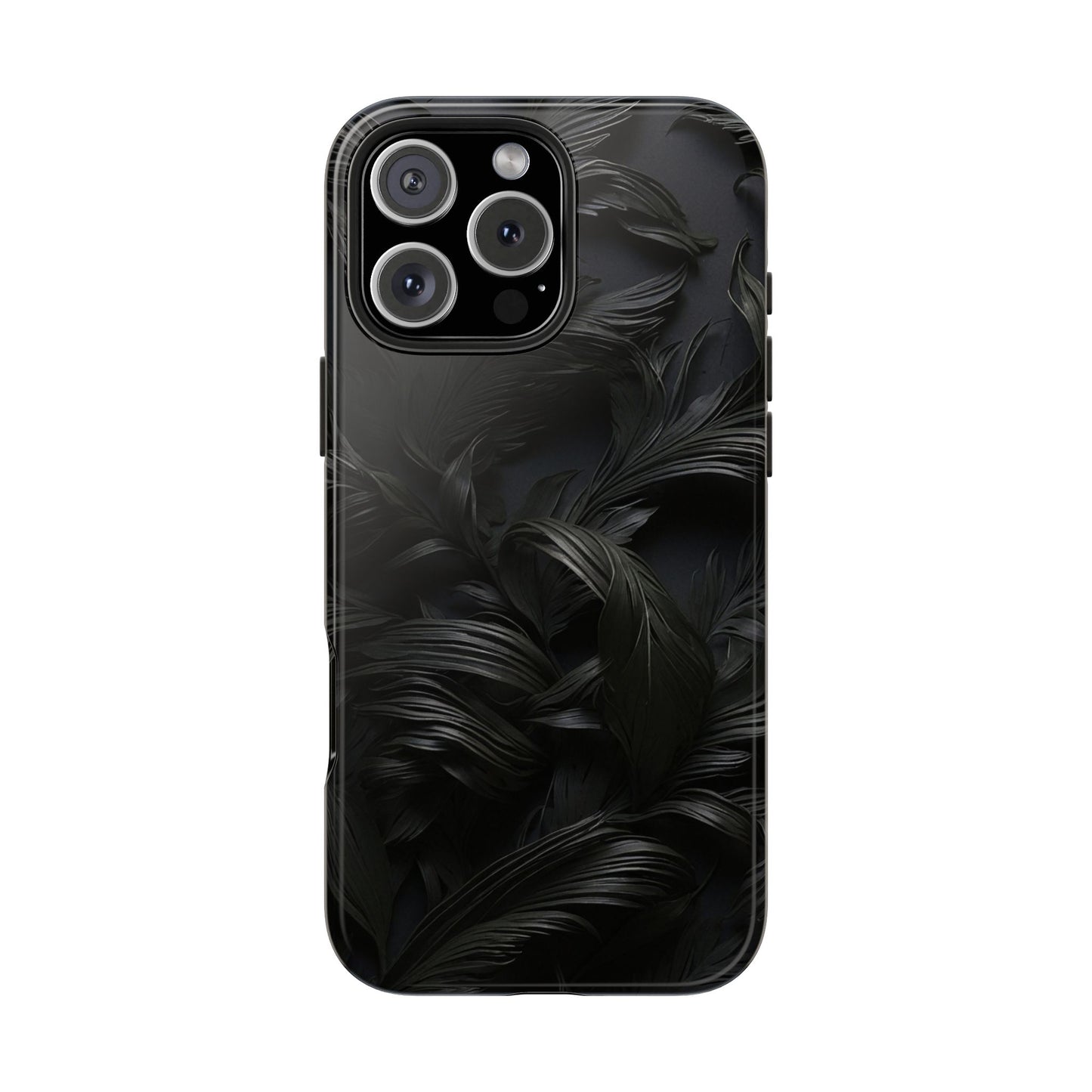 Black Engraved Gothic Abstract iPhone Case | Sole Artist Studio