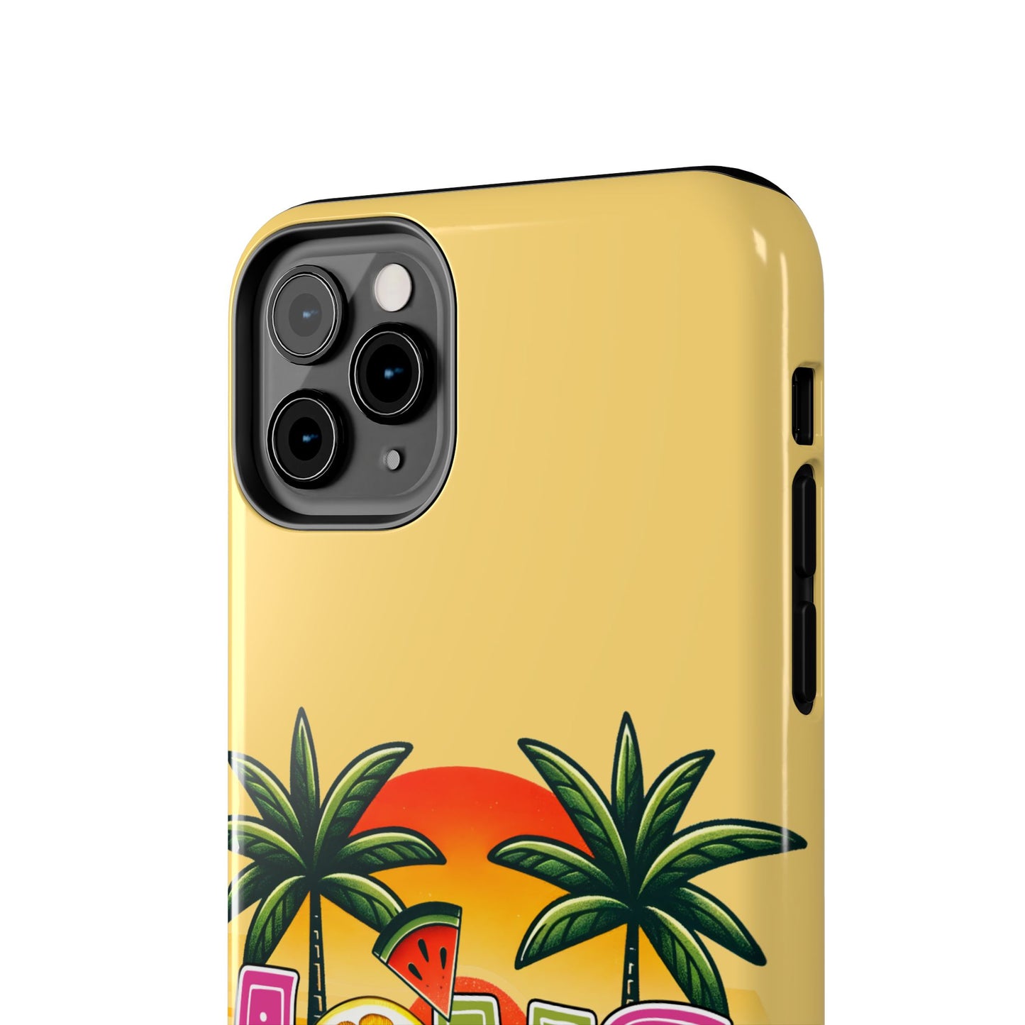 Yellow LOVE Summer Aesthetic iPhone Case | Sole Artist Studio