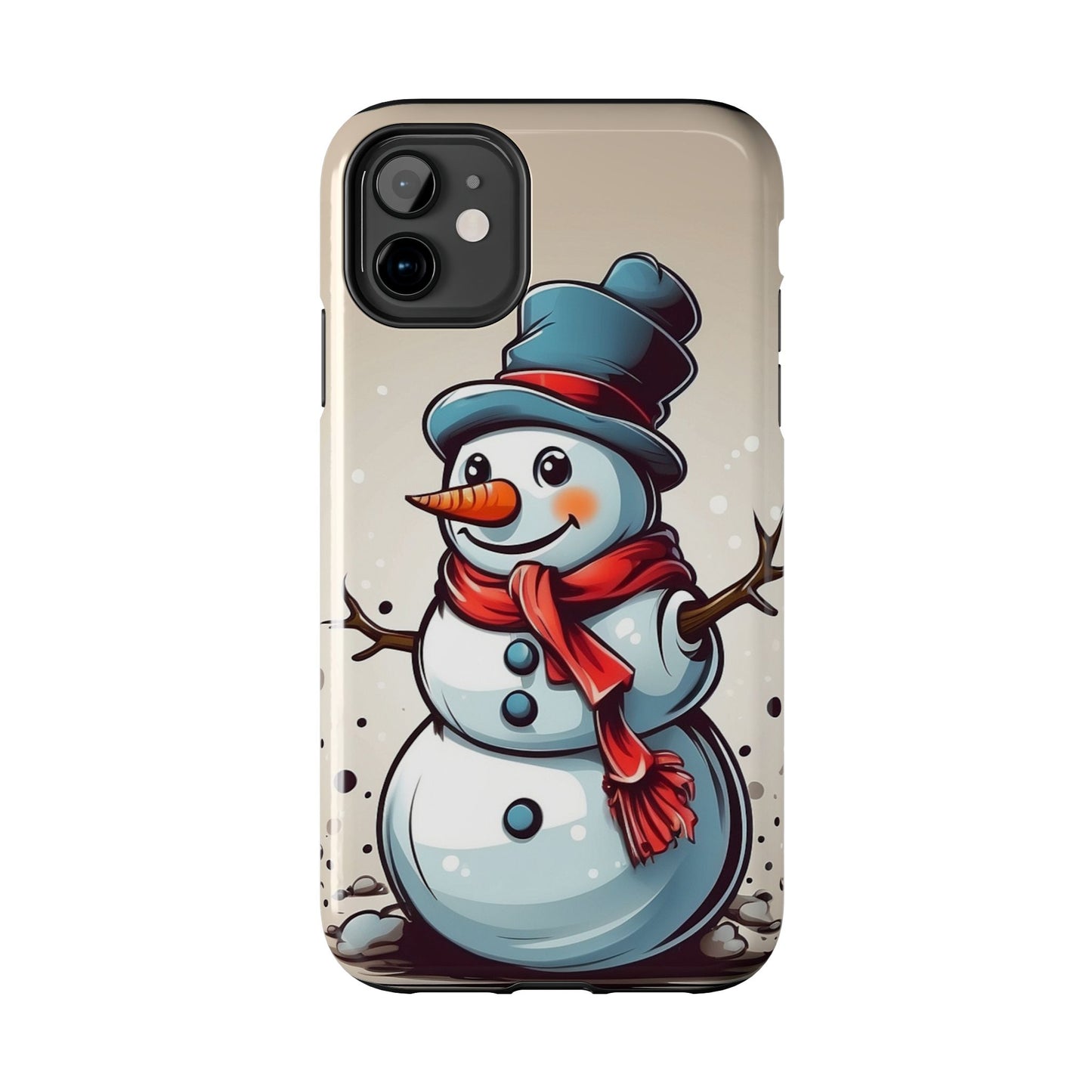 Vintage Snowman Christmas iPhone Case | Sole Artist Studio