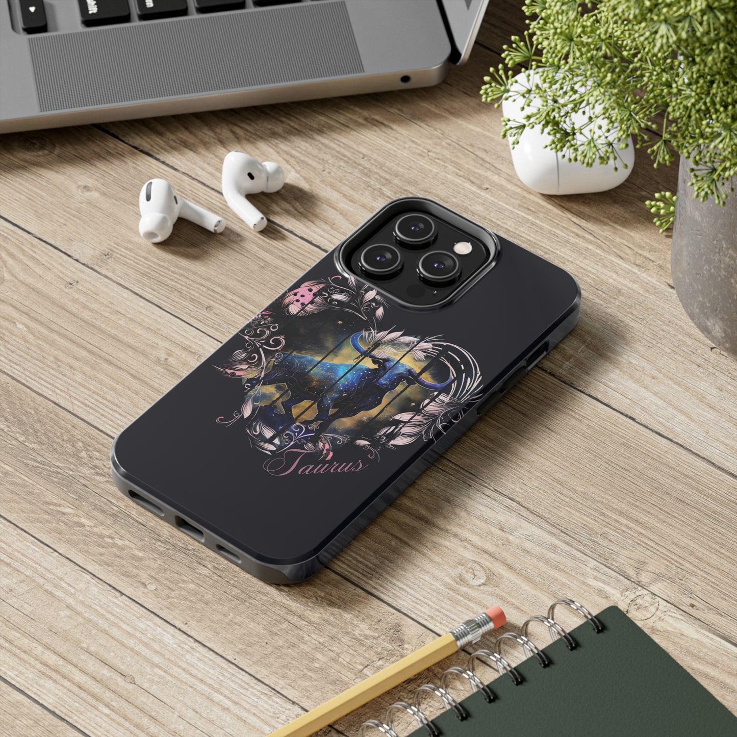 Taurus bull art Tough iPhone Case iphone 14 accessories