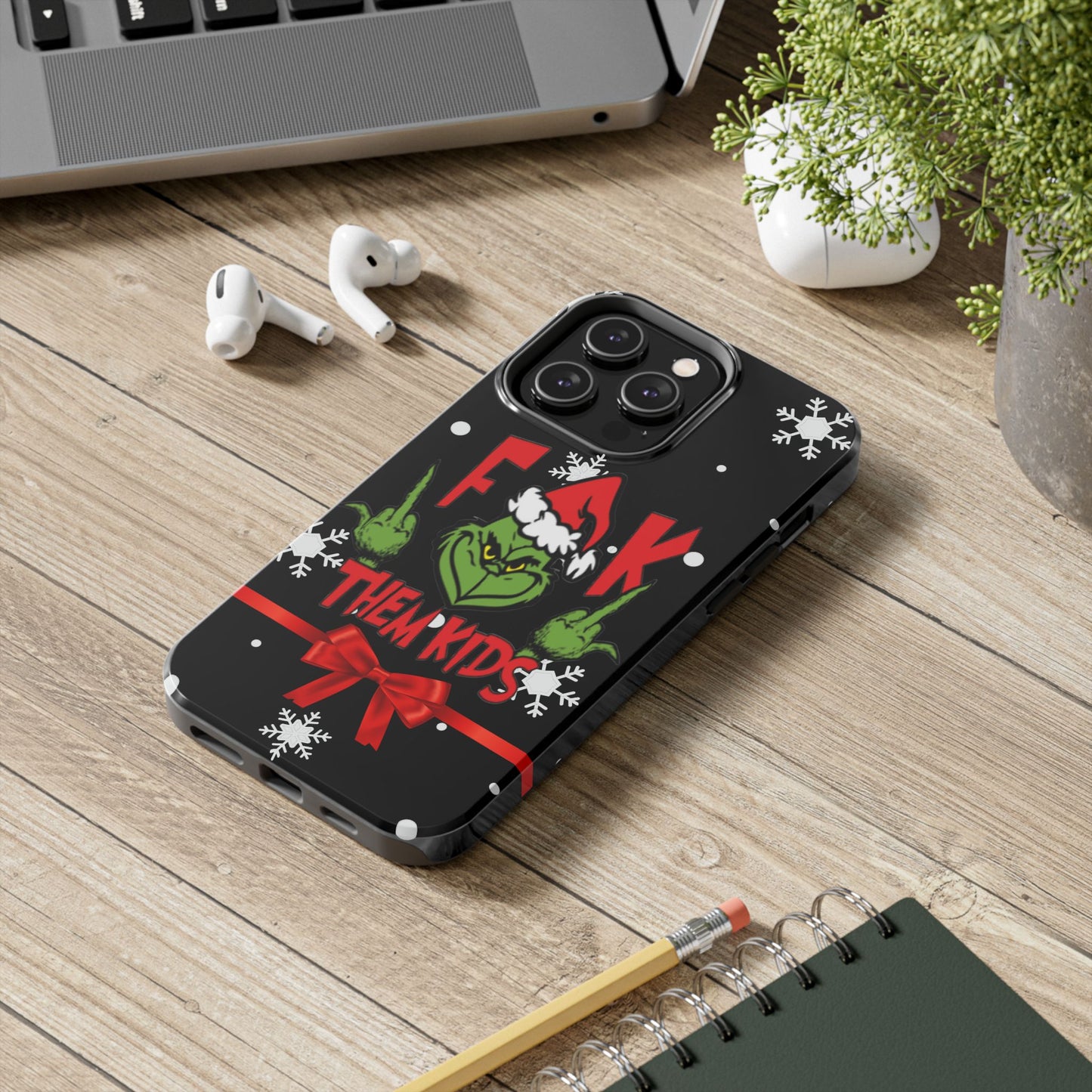 Funny “Forget Them Kids” Christmas iPhone Case | Sole Artist Studio