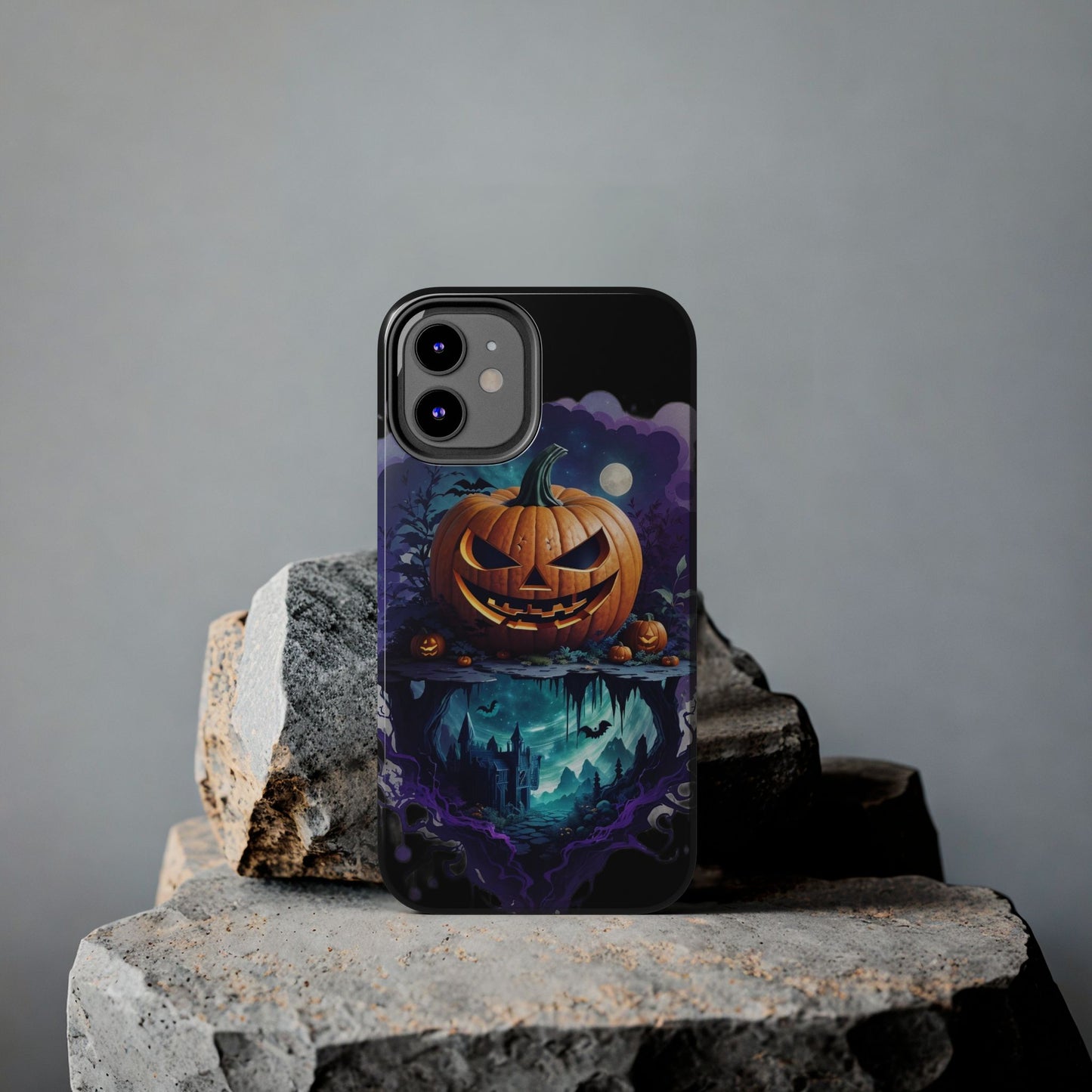 Halloween jack-o-lantern Tough Phone Cases