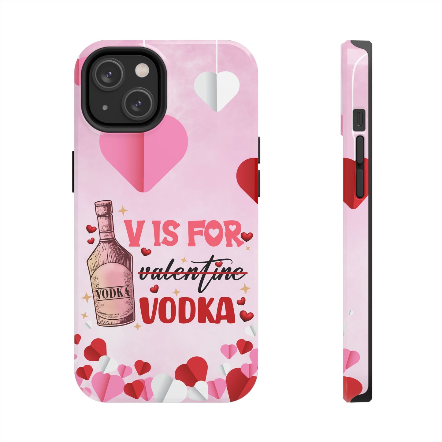 V Is for Vodka Valentine iPhone Case | Sole Artist Studio