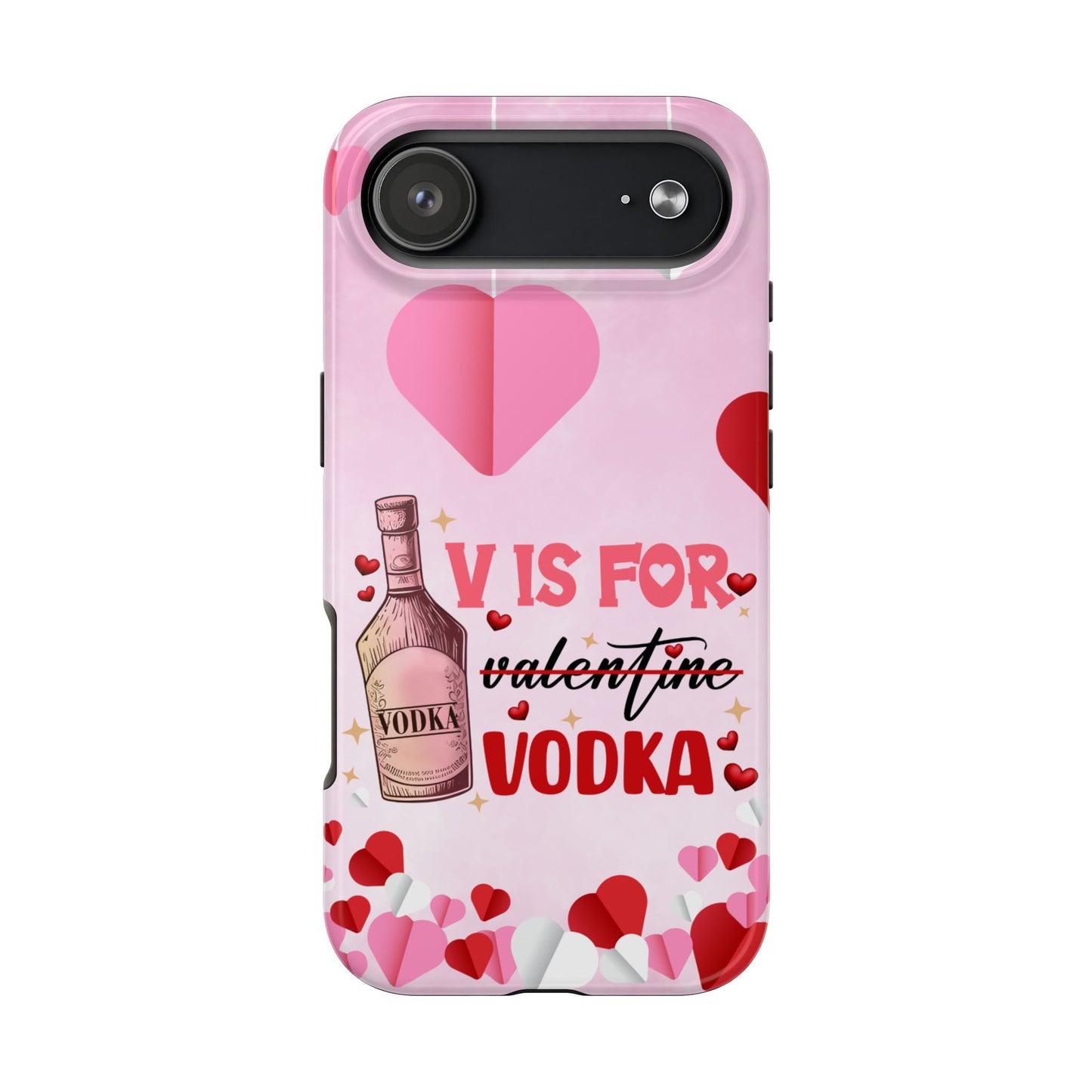 V Is for Vodka Valentine iPhone Case | Sole Artist Studio