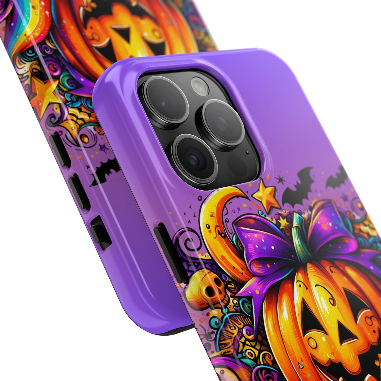 Spooky season pumpkin, Halloween themed Phone case iPhone compatible Models 11-16