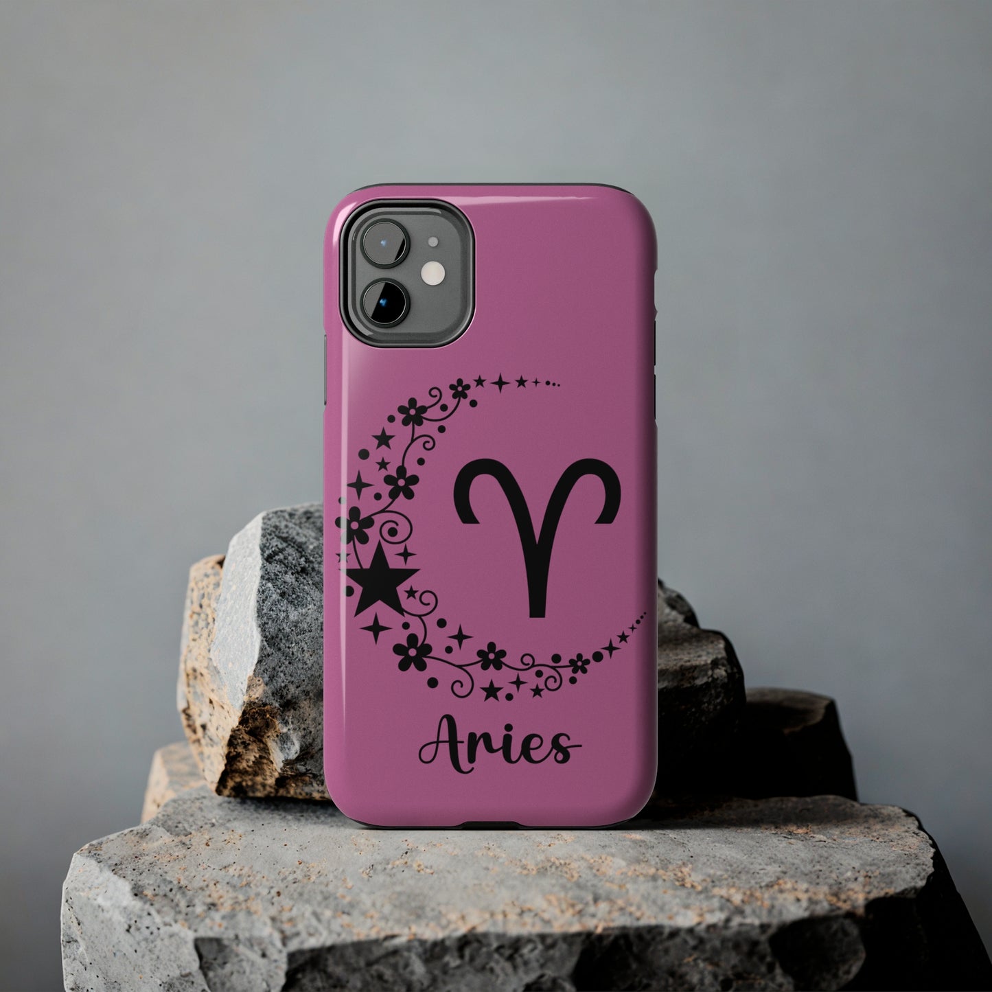 Pink Aries moon Tough Phone Case iPhone accessories