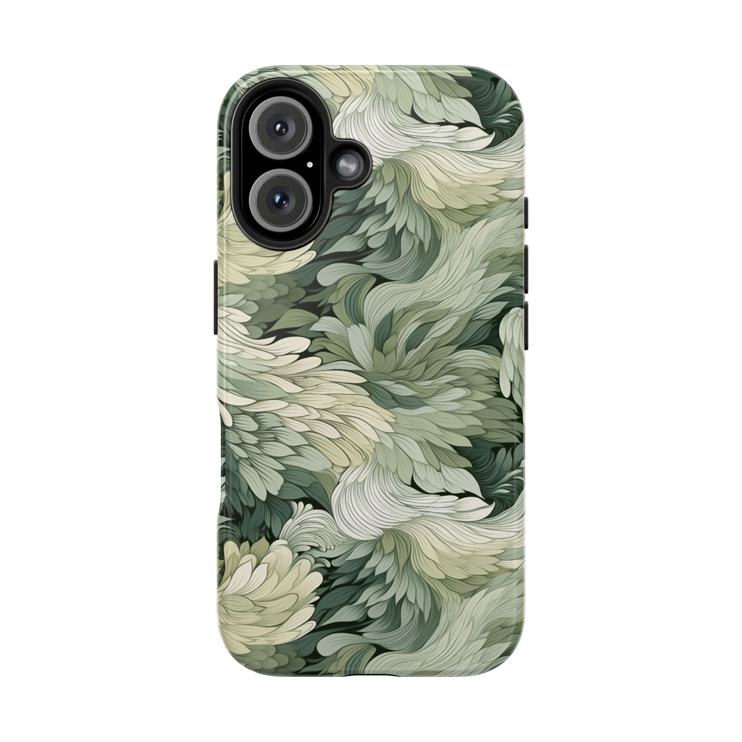 Vintage Sage Green Abstract iPhone Case | Sole Artist Studio