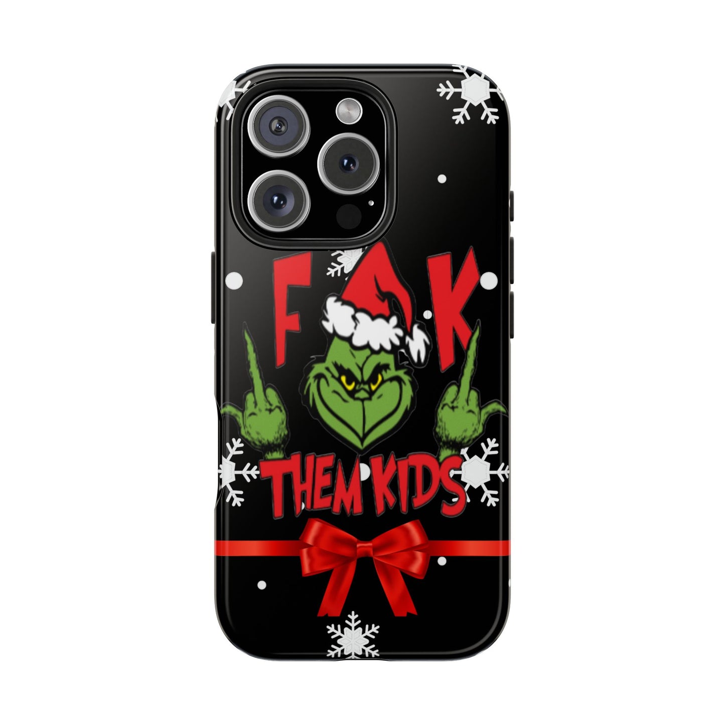 Funny “Forget Them Kids” Christmas iPhone Case | Sole Artist Studio