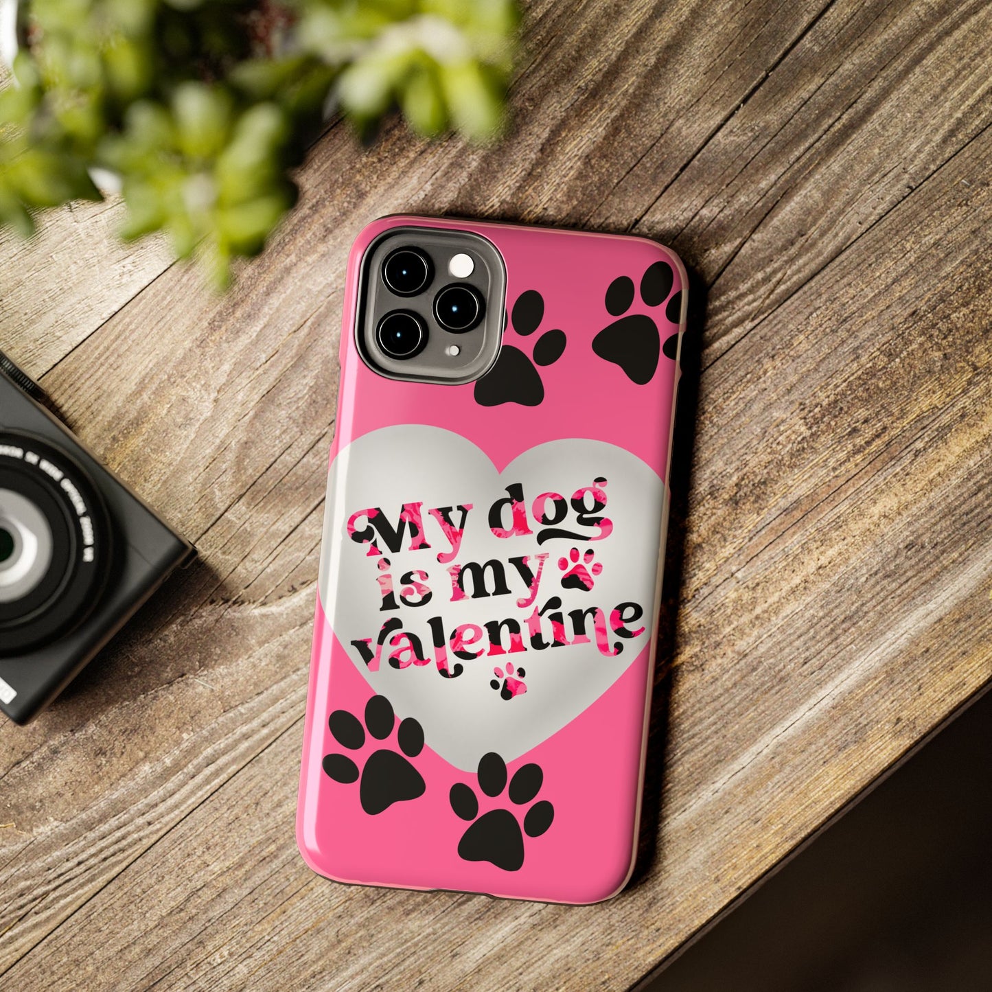 My Dog Is My Valentine iPhone Case | Sole Artist Studio