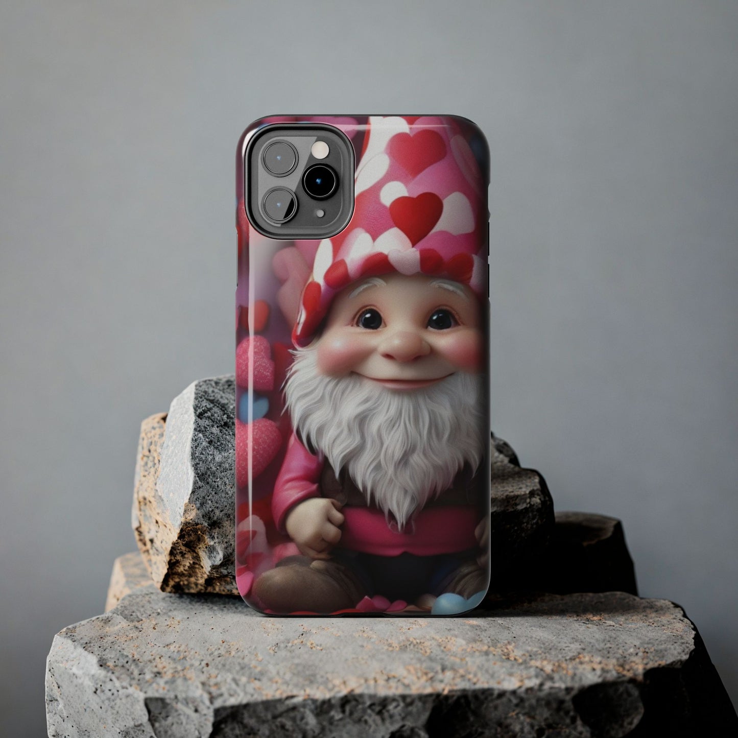 Valentines Gnome-Valentines day iPhone case- Romantic & stylish design