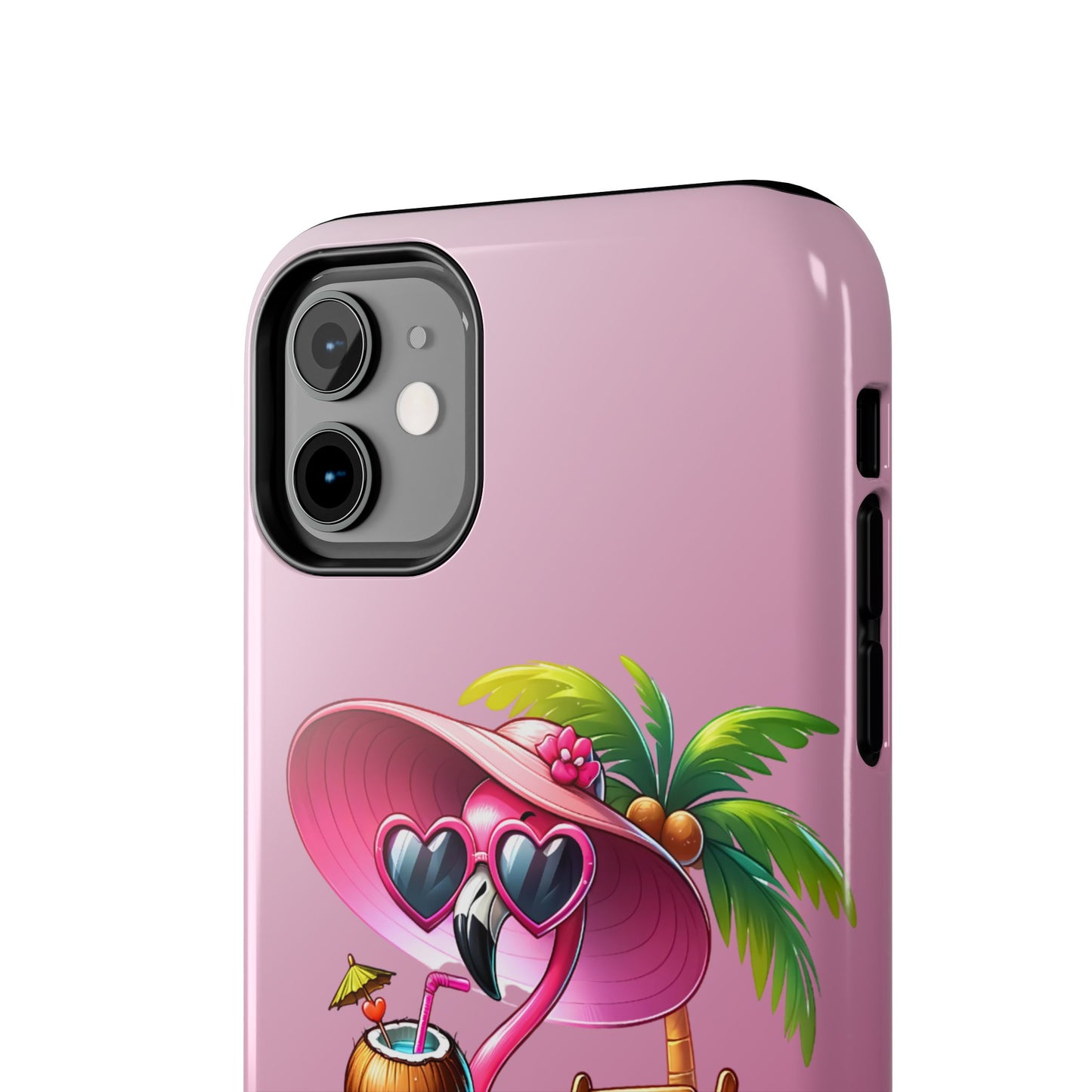 Pink Flamingo Summer Aesthetic iPhone Case | Sole Artist Studio