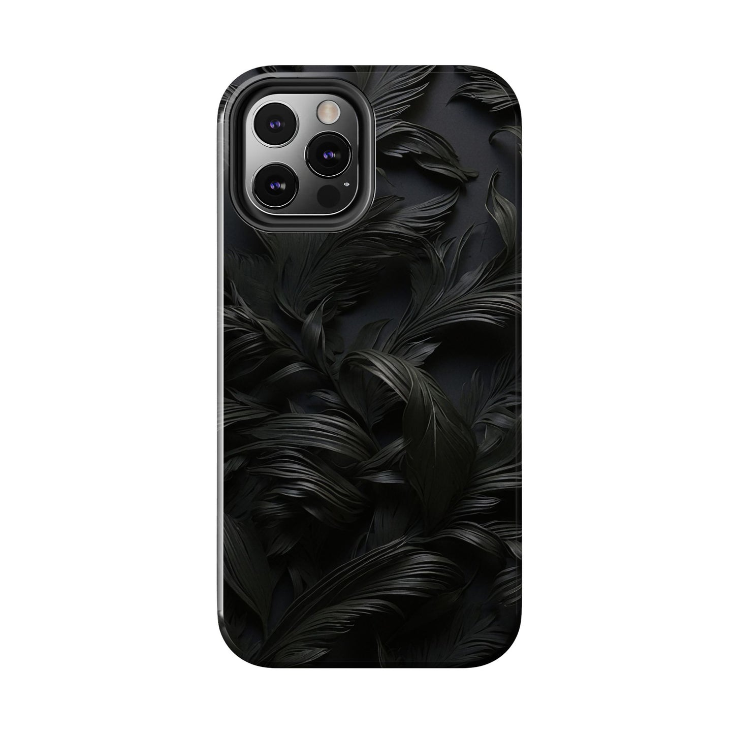 Black Engraved Gothic Abstract iPhone Case | Sole Artist Studio