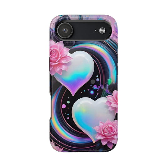 Floral Hearts & Rainbows iPhone Case | Sole Artist Studio