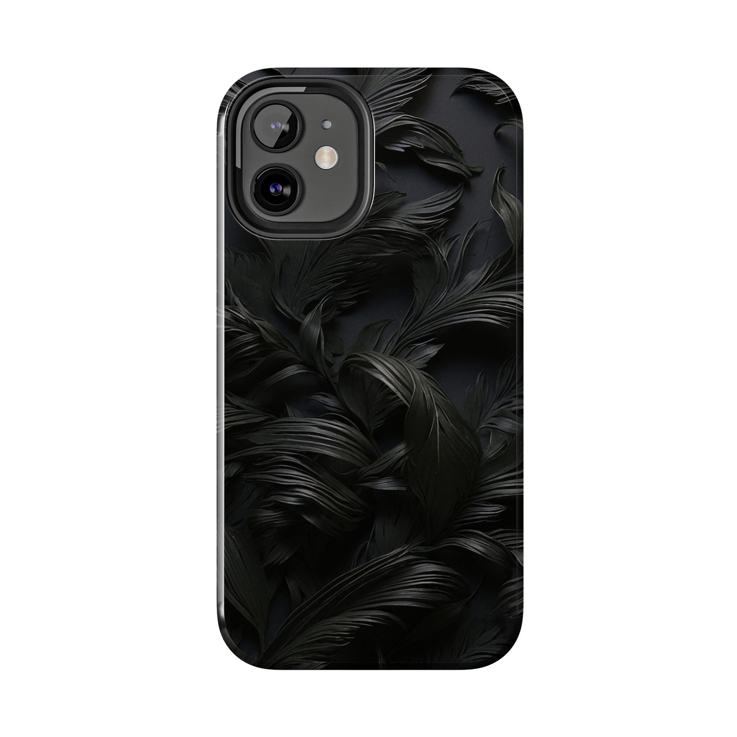 Black Engraved Gothic Abstract iPhone Case | Sole Artist Studio