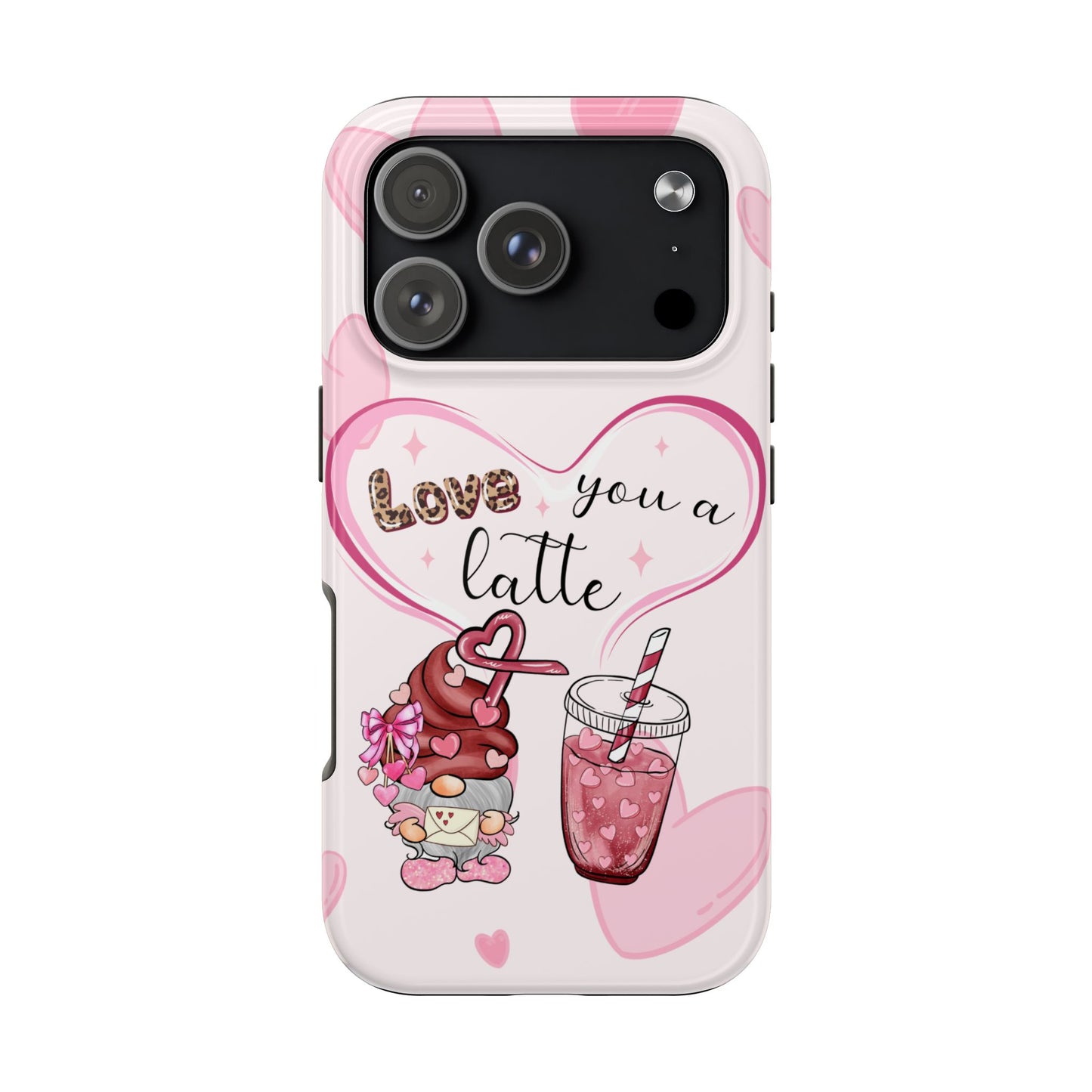 Love You a Latte Valentine iPhone Case | Sole Artist Studio