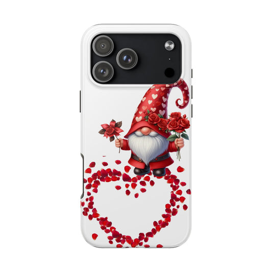Gnome With Roses Valentine iPhone Case | Sole Artist Studio