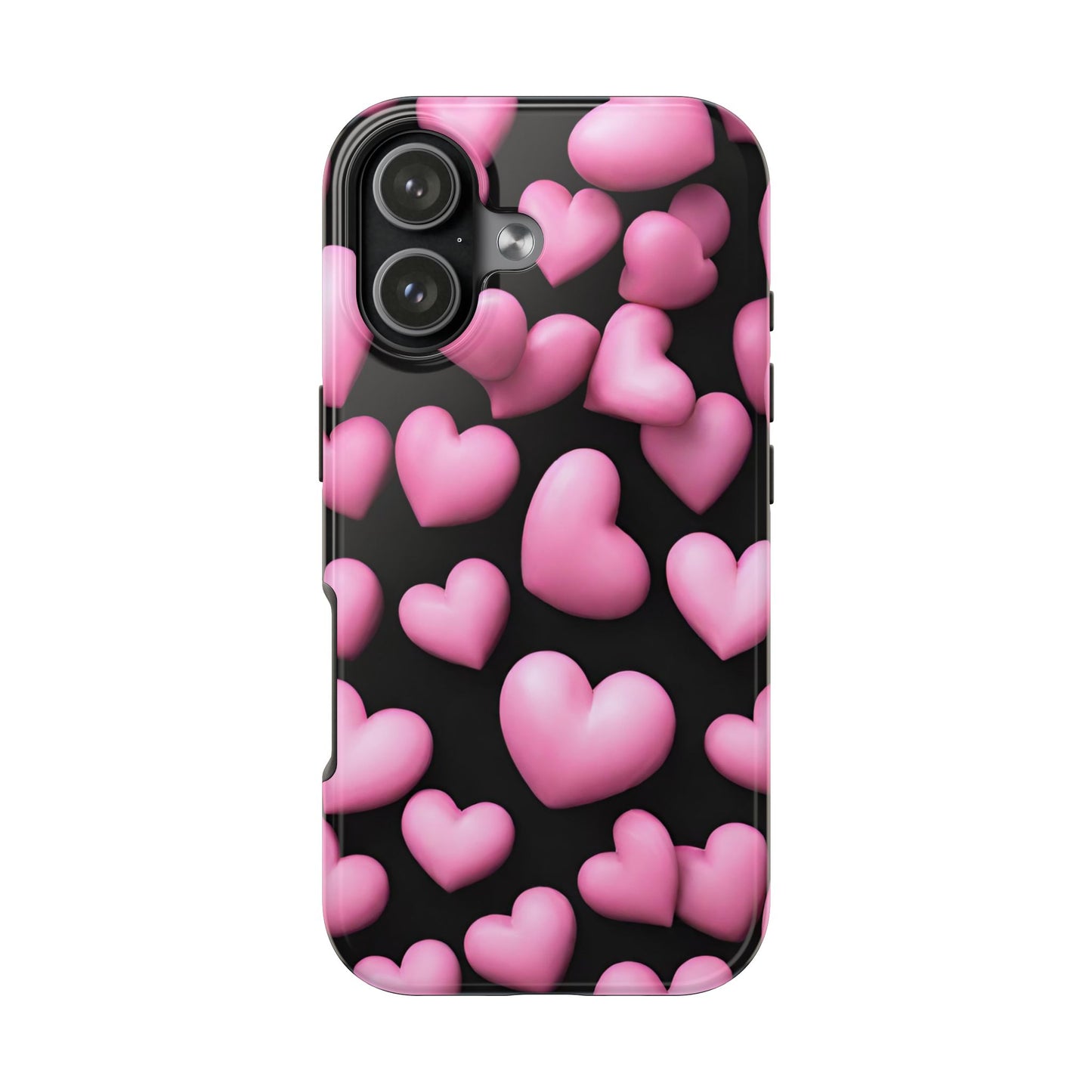 Pink Bubble Hearts Valentine iPhone Case | Sole Artist Studio