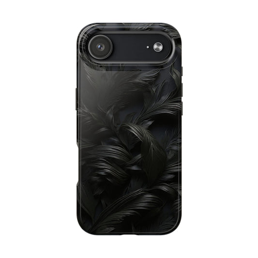 Black Engraved Gothic Abstract iPhone Case | Sole Artist Studio
